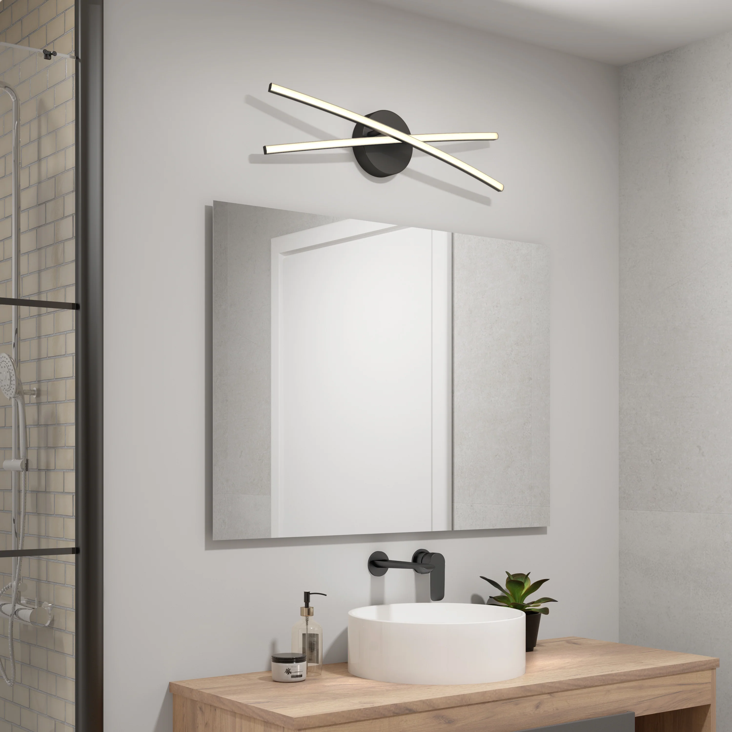 Orly modern LED bathroom vanity light 3 CCT