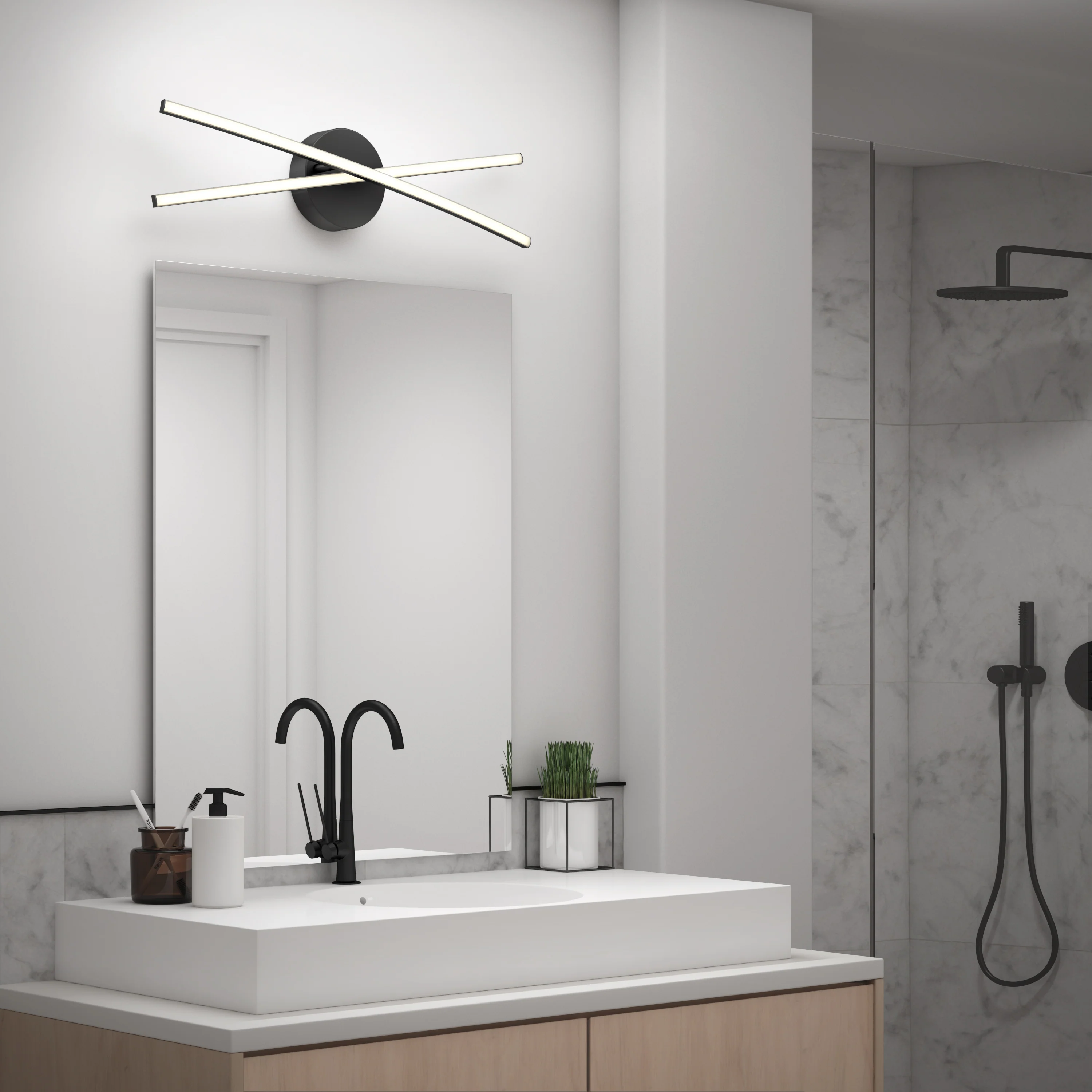 Orly modern LED bathroom vanity light 3 CCT - Image 10