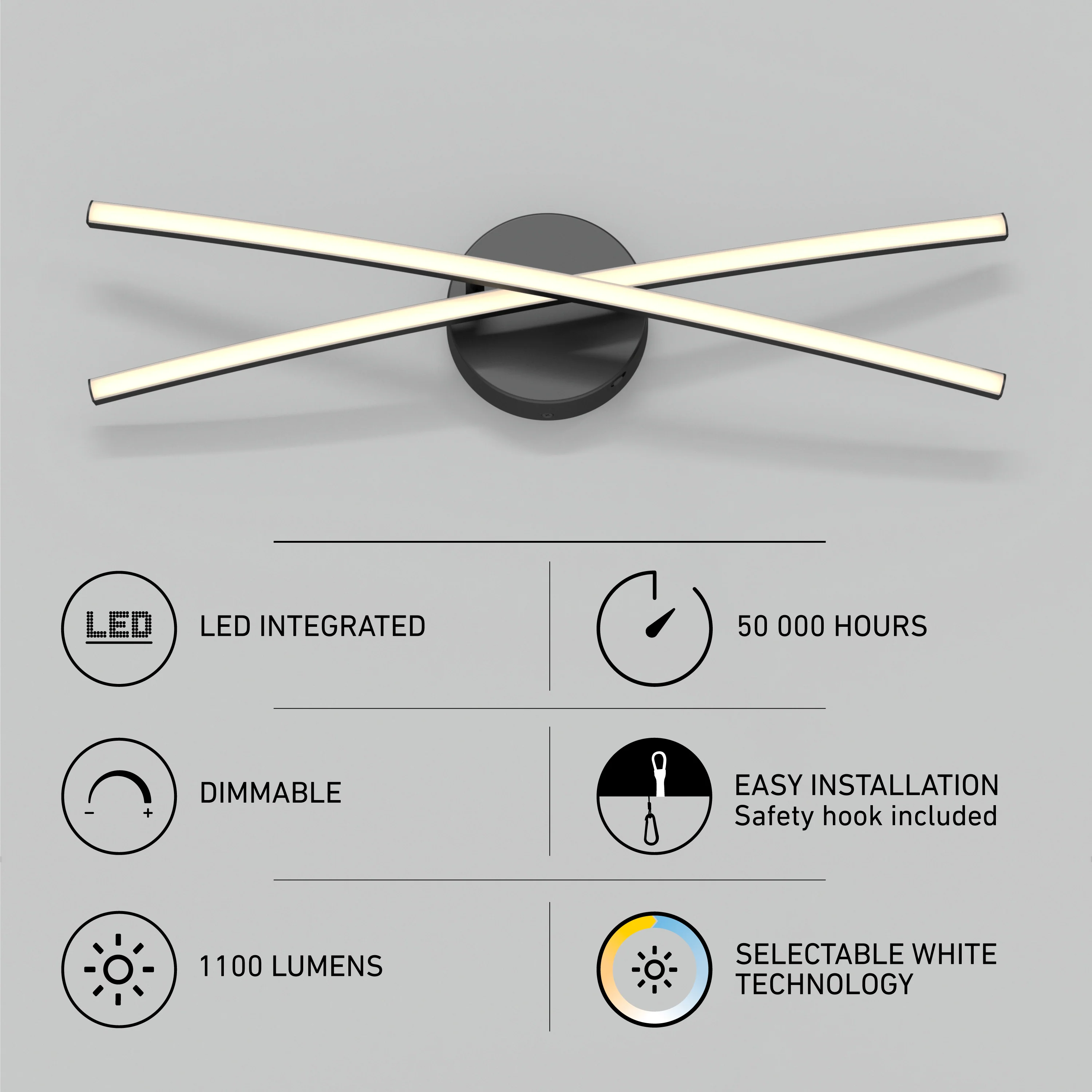 Orly modern LED bathroom vanity light 3 CCT - Image 8