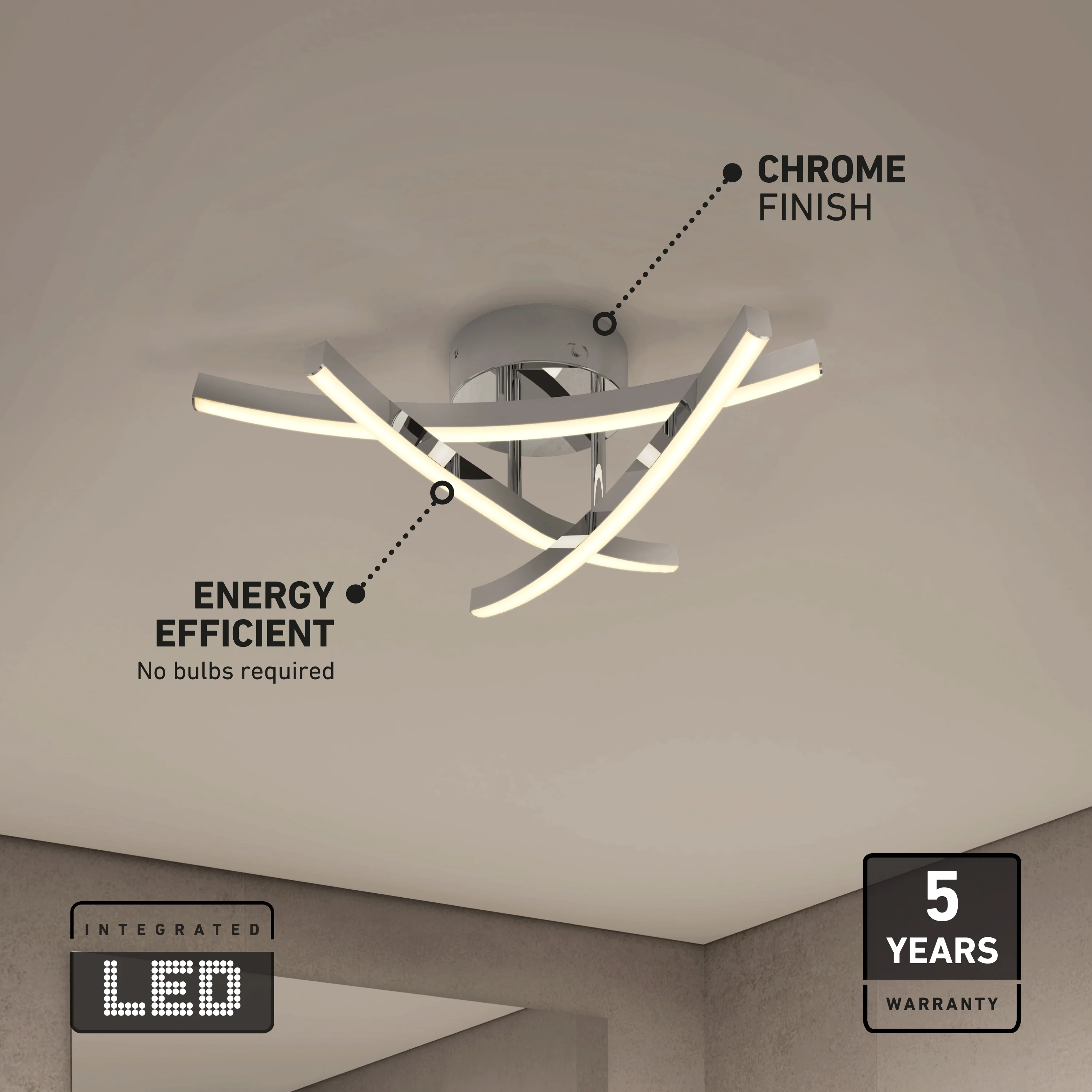 Orly modern LED flush mount light 3 CCT - Image 19
