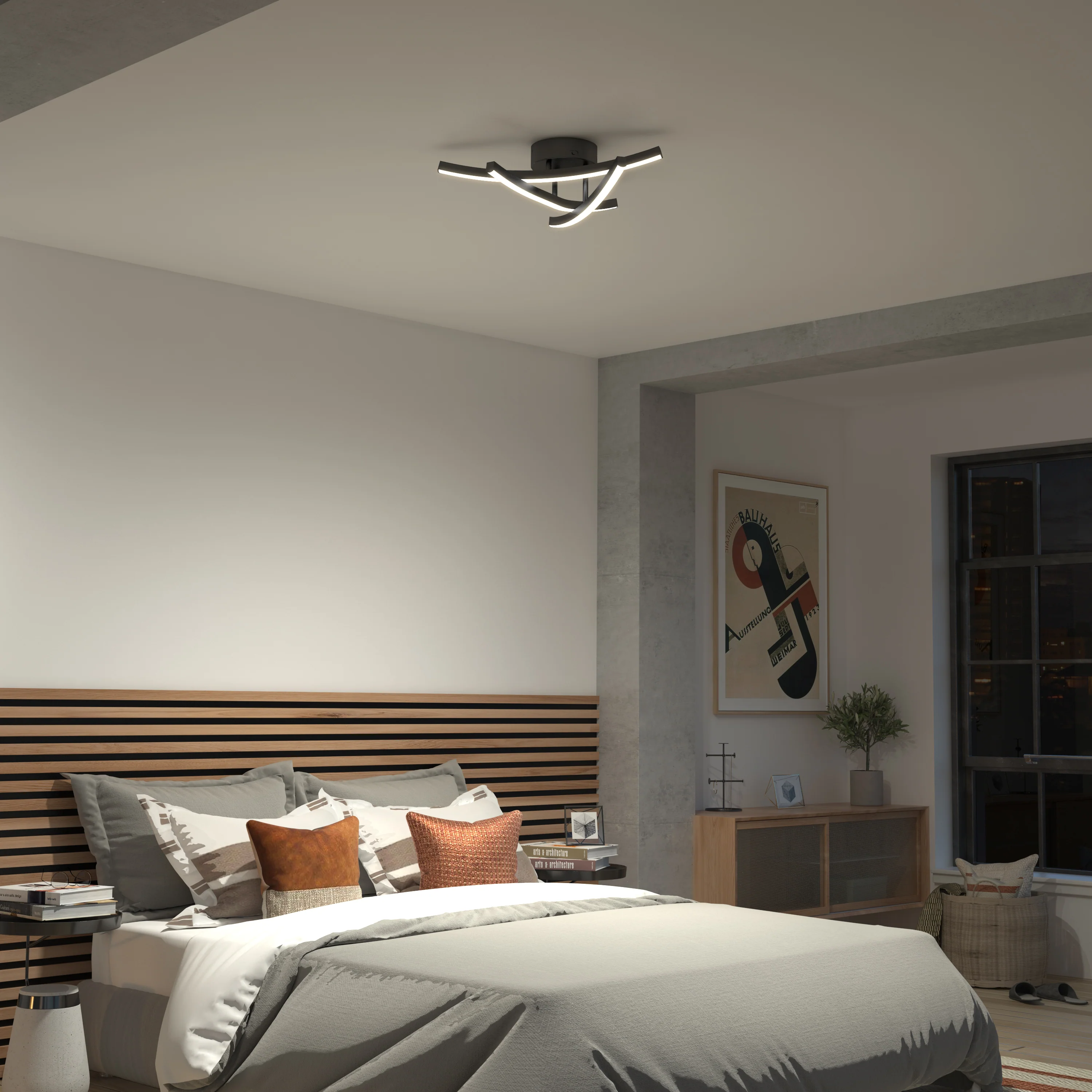 Orly modern LED flush mount light 3 CCT - Image 2