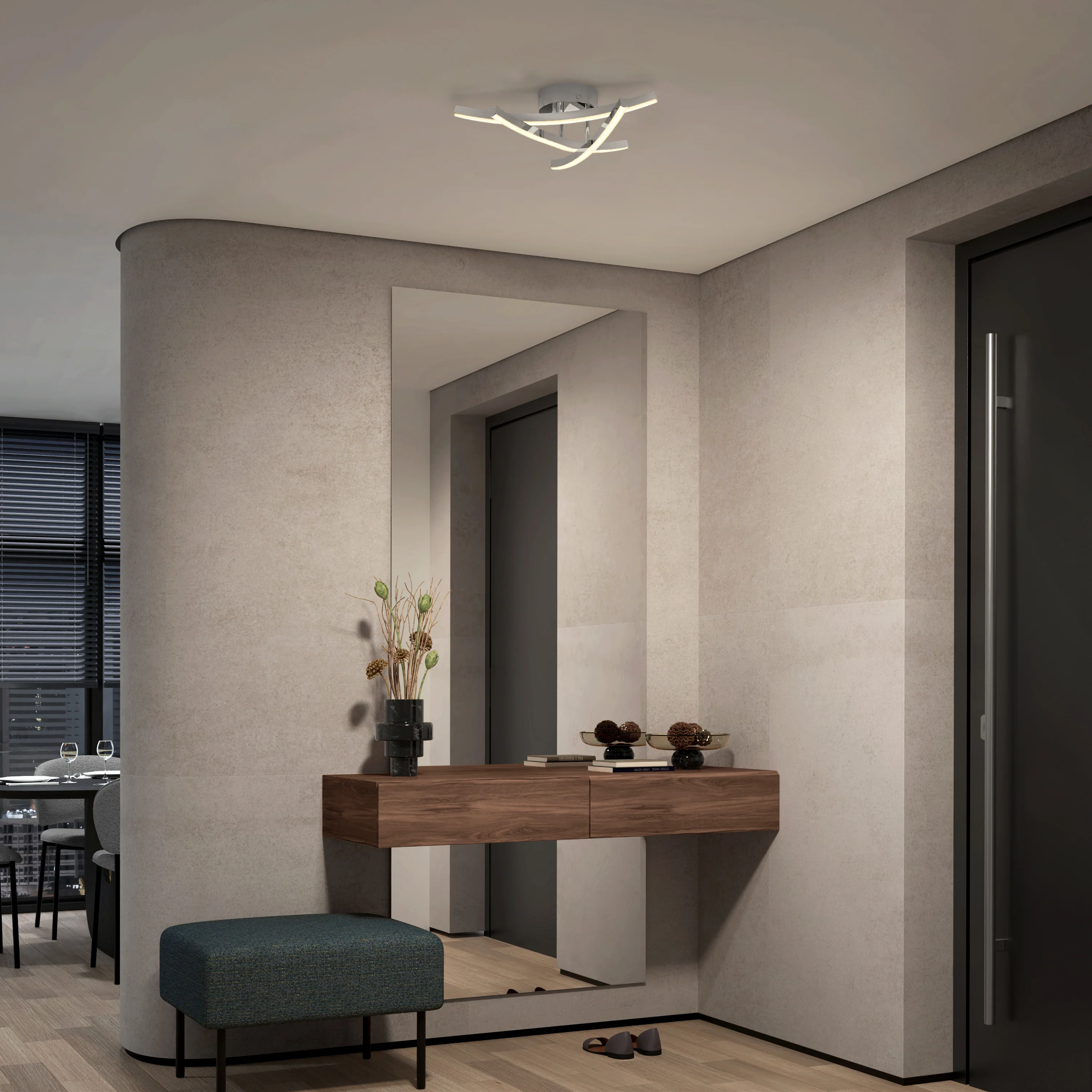 Orly modern LED flush mount light 3 CCT - Image 23