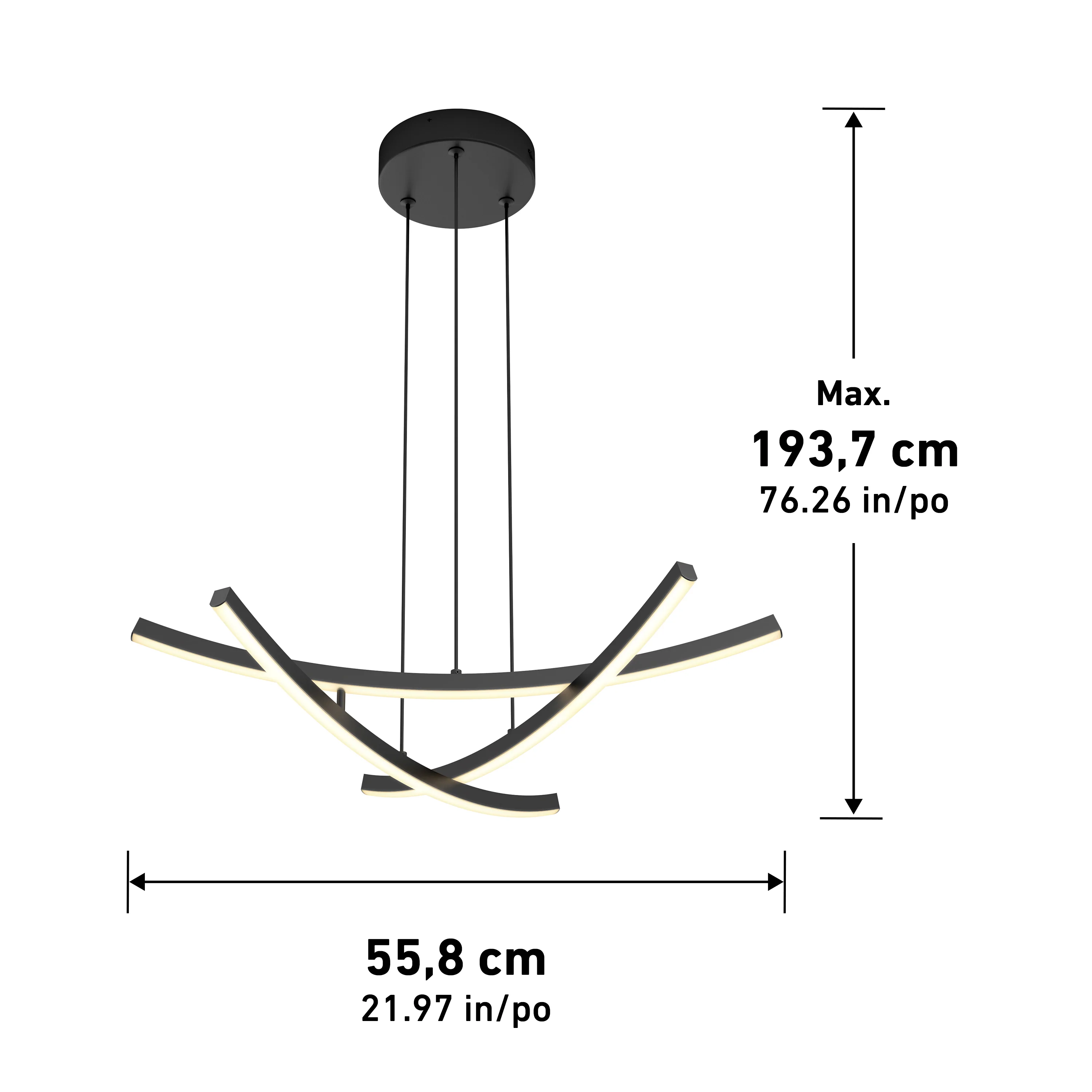 Orly modern LED pendant light 5 CCT - Image 19