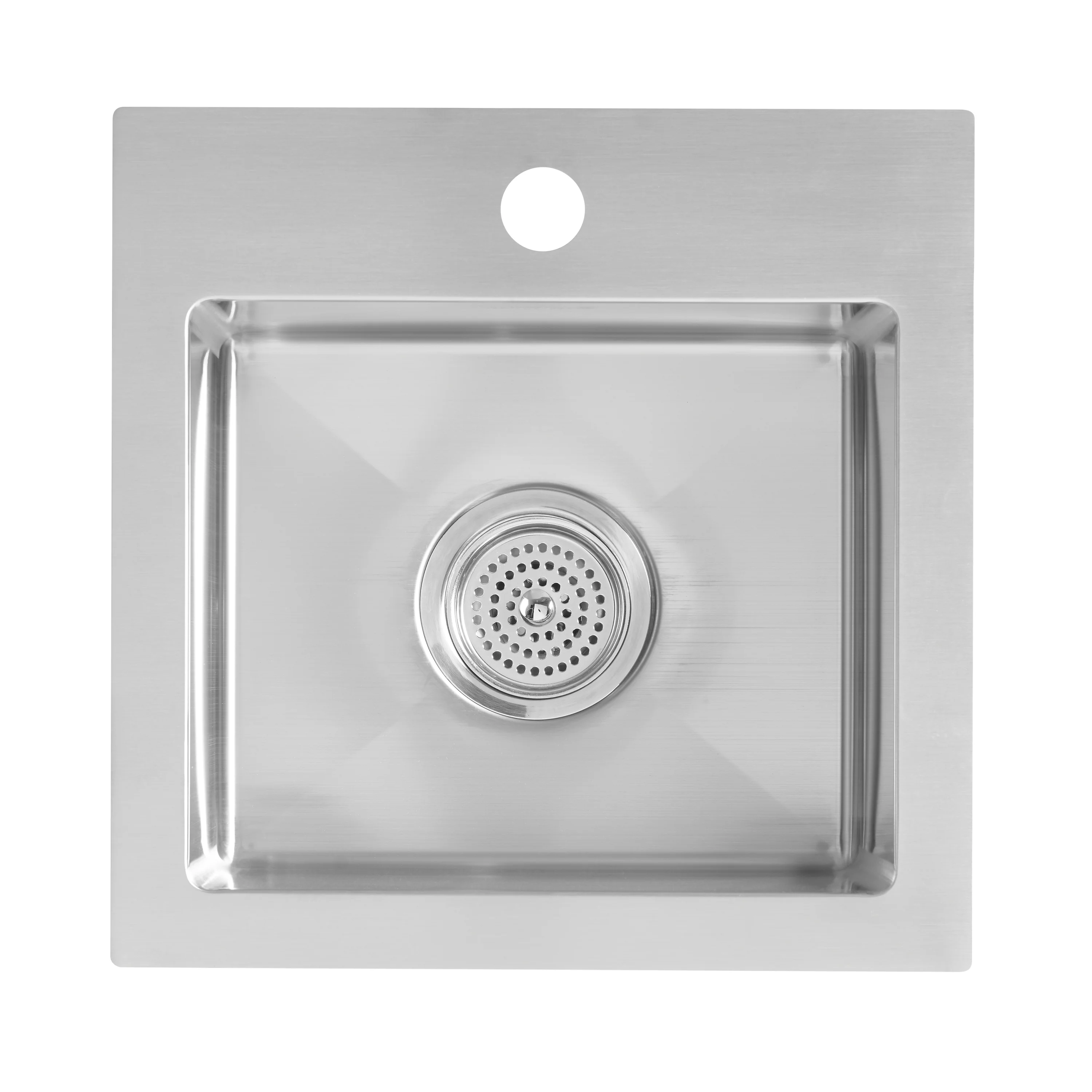 Plaza 15 in. single bowl stainless steel bar sink - Image 8