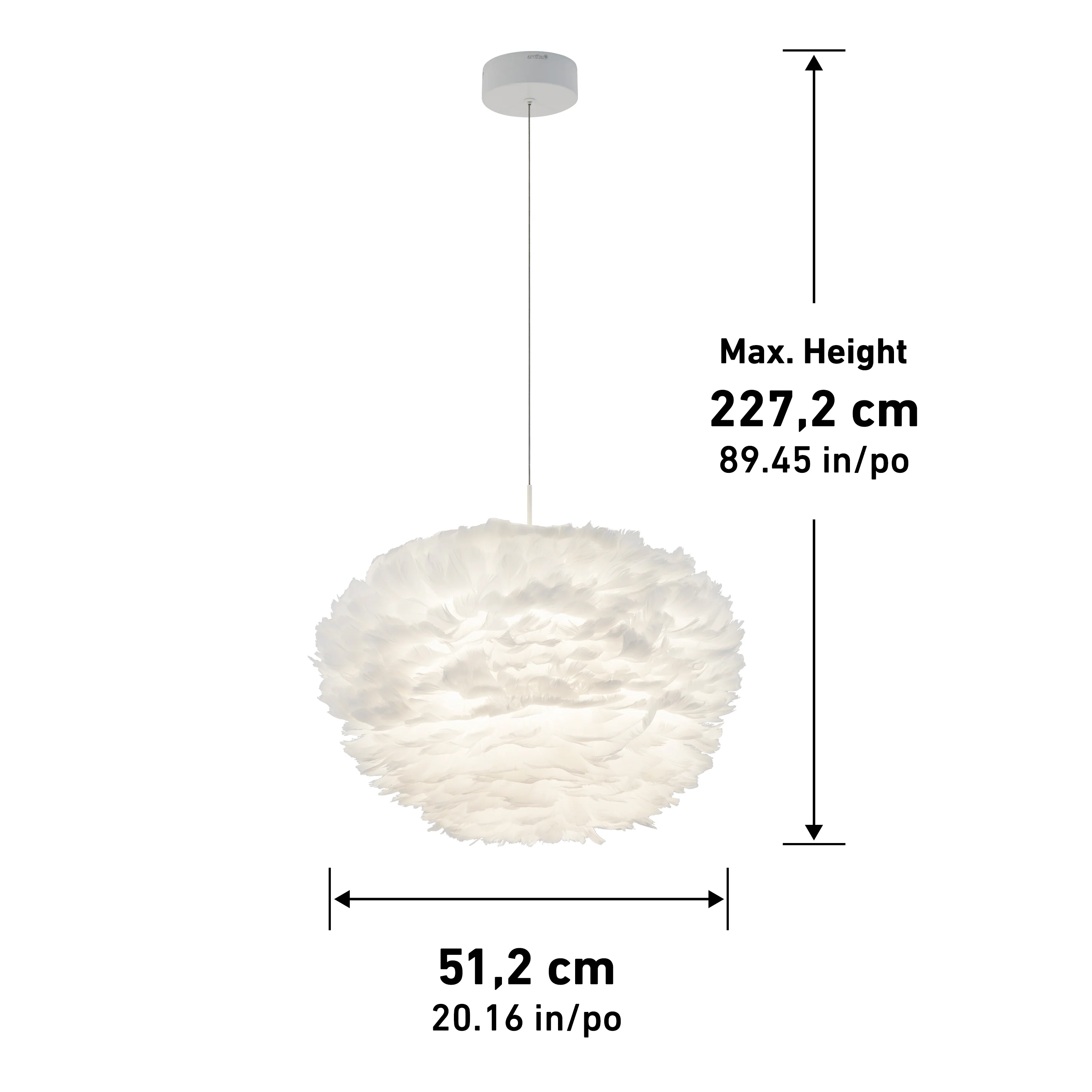 Plume LED pendant light - Image 13