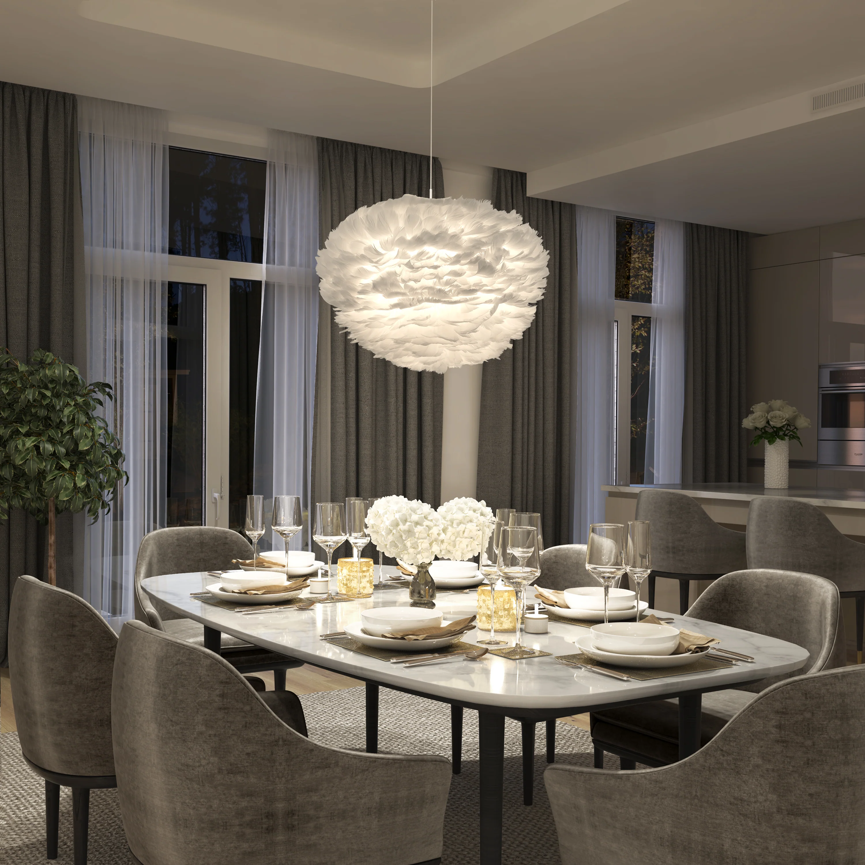 Plume LED pendant light - Image 2