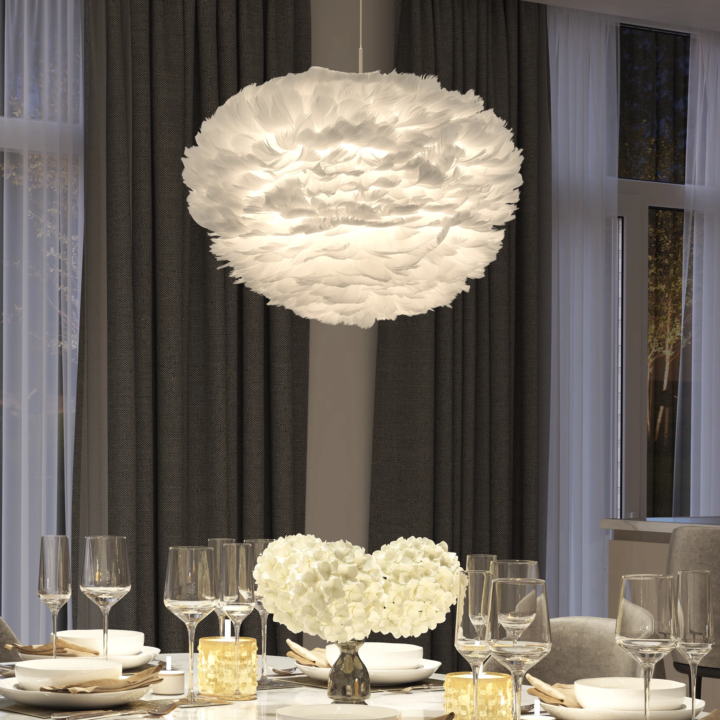 Plume LED pendant light - Image 9