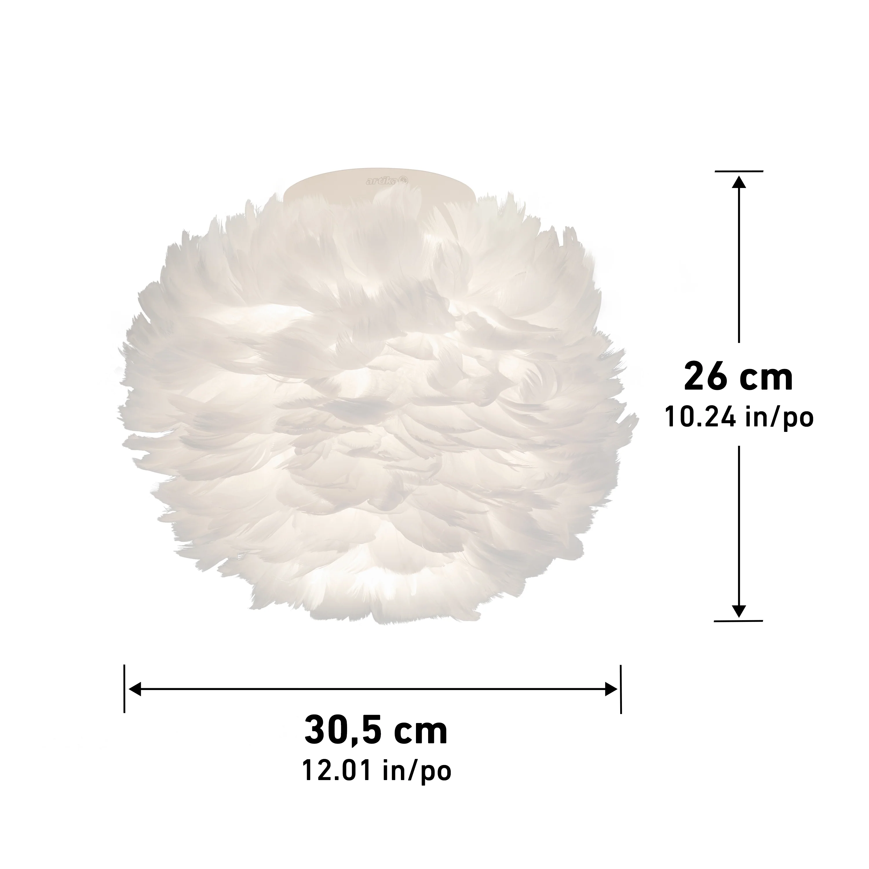 Plume LED flush mount light - Image 13
