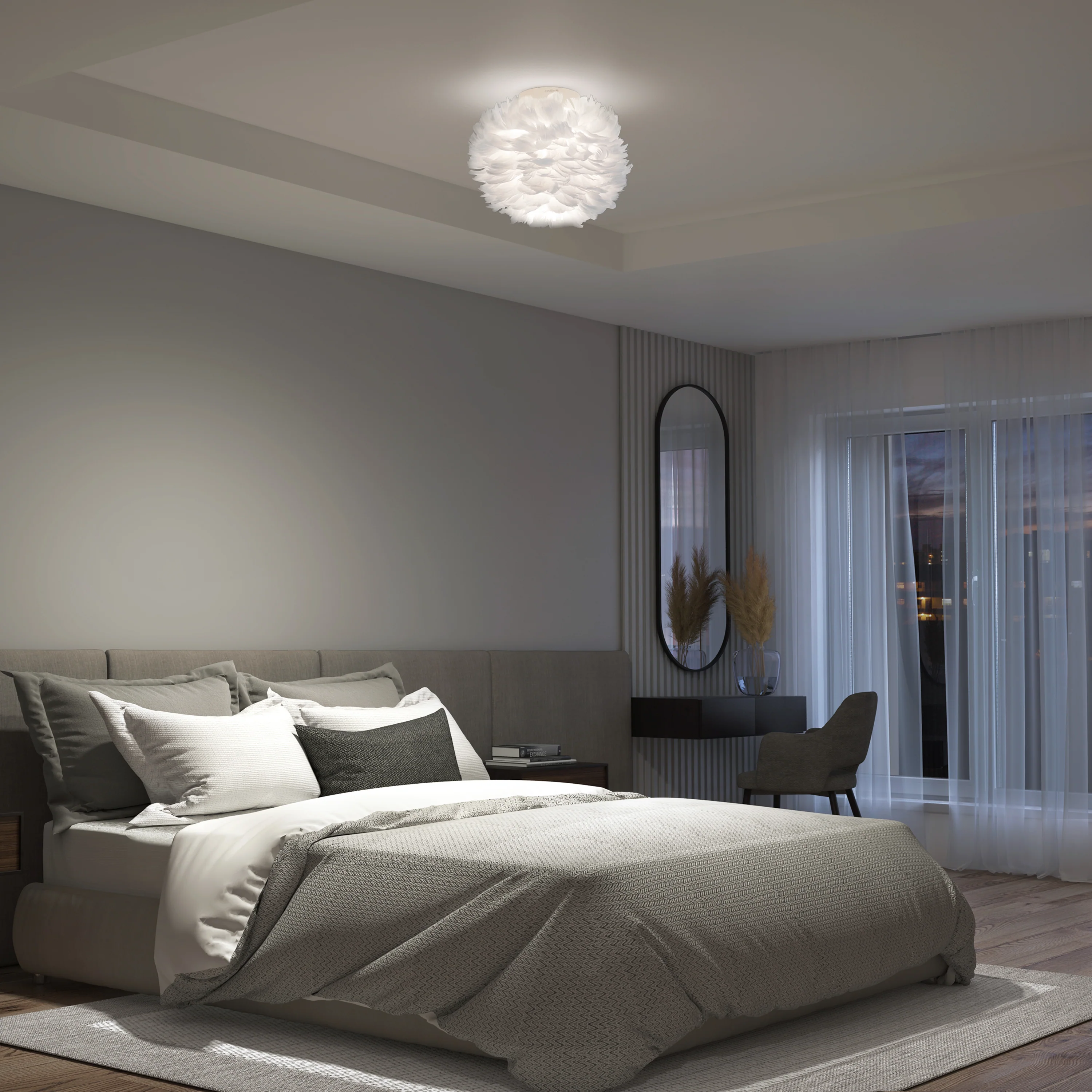 Plume LED flush mount light - Image 9