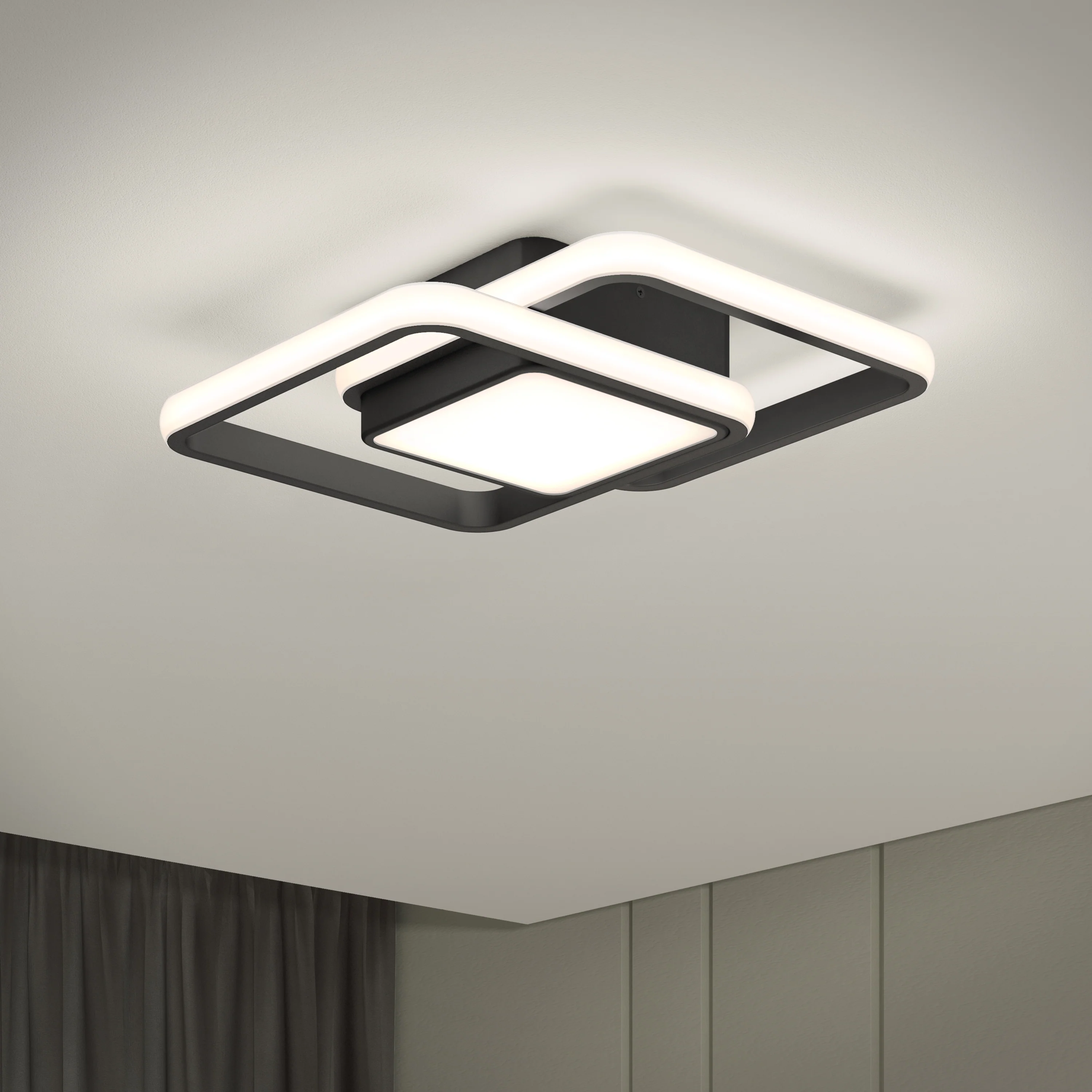 Romeson 11 in. LED modern flush mount light 5 CCT - Image 11