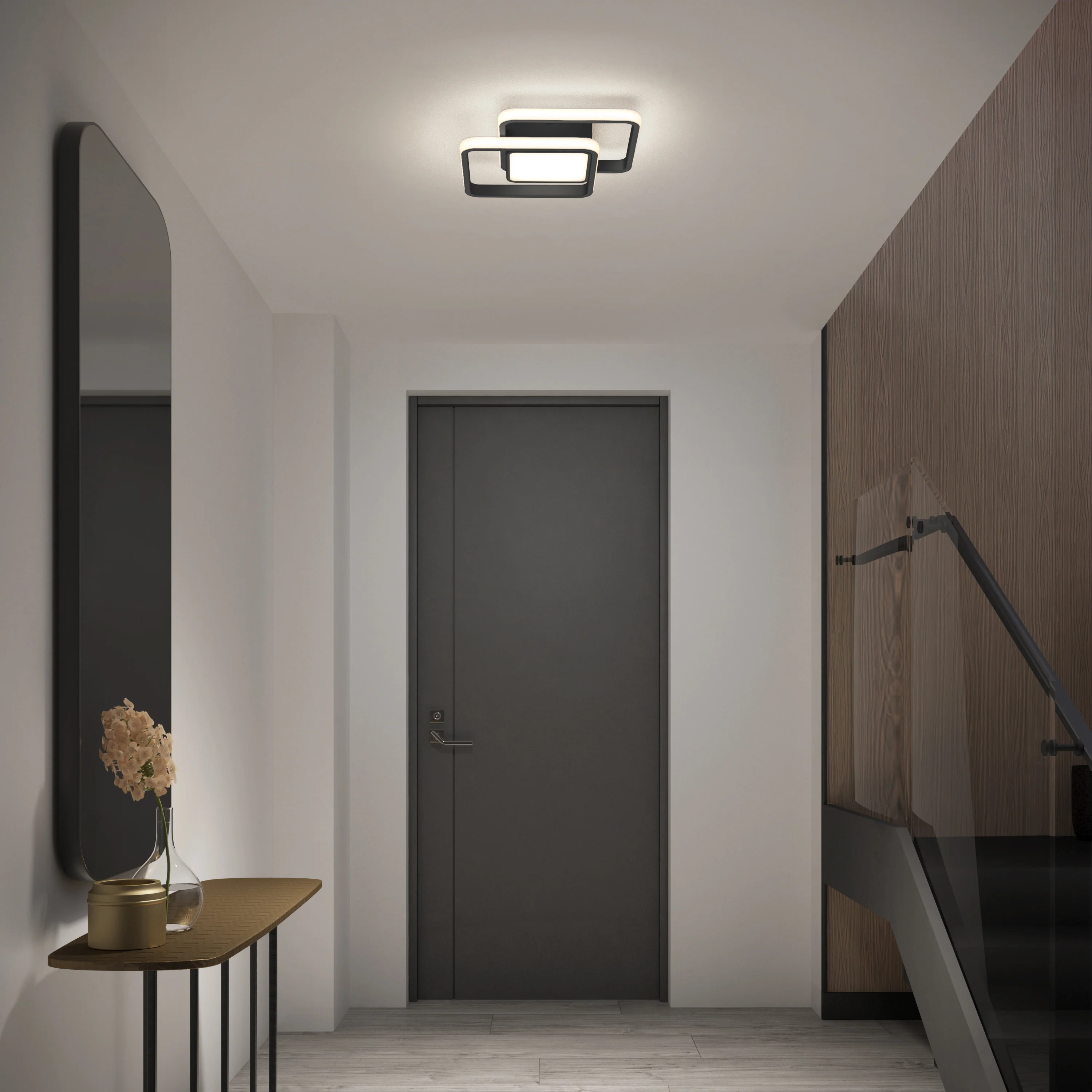 Romeson 11 in. LED modern flush mount light 5 CCT - Image 2