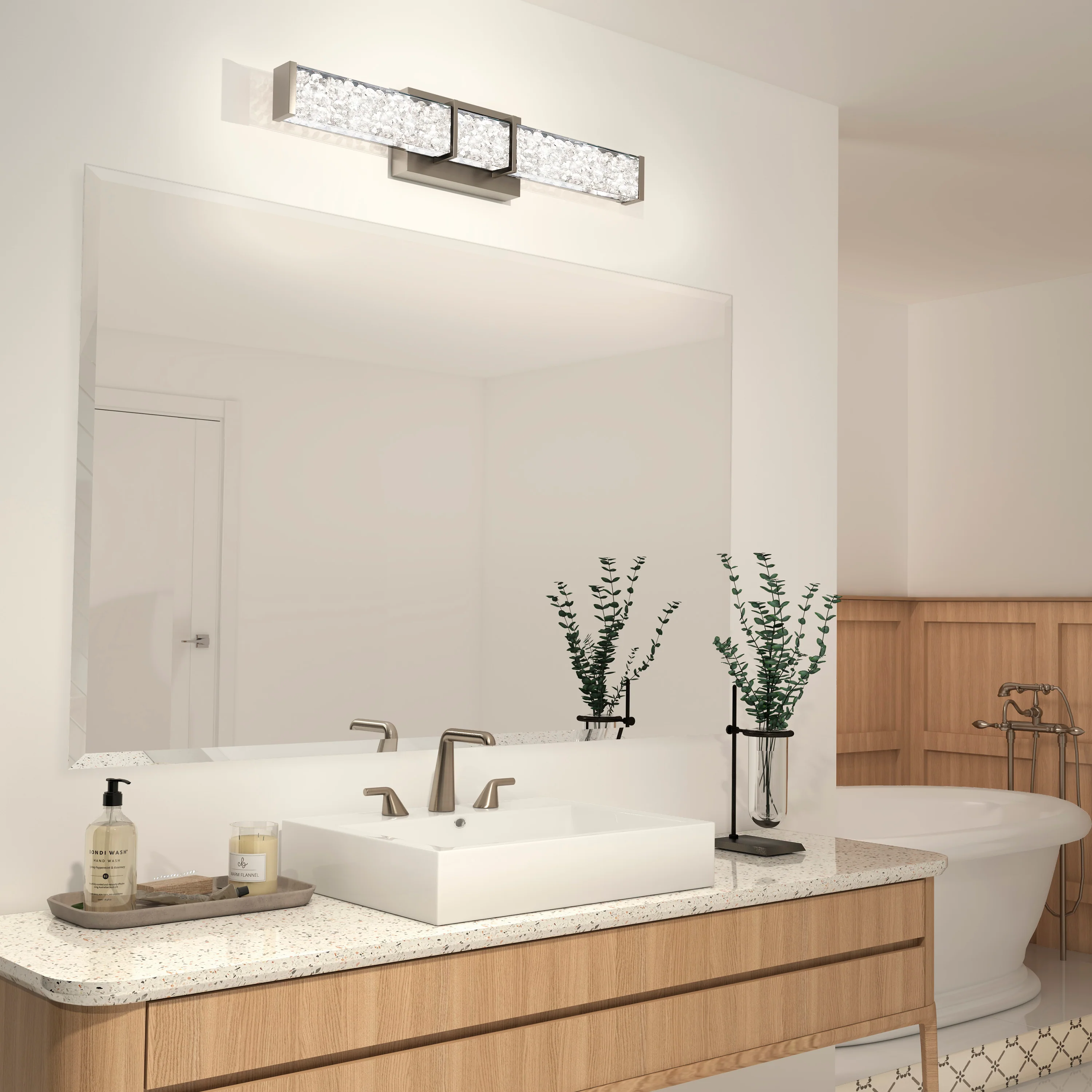 Royale modern LED bathroom vanity light