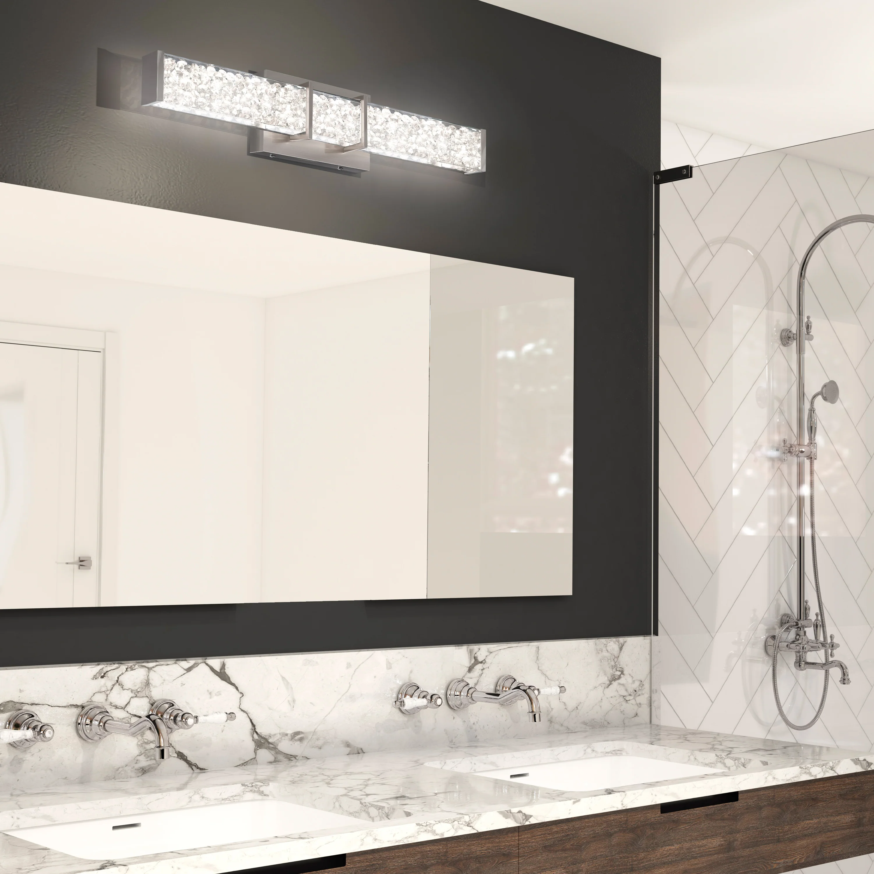 Royale modern LED bathroom vanity light - Image 10