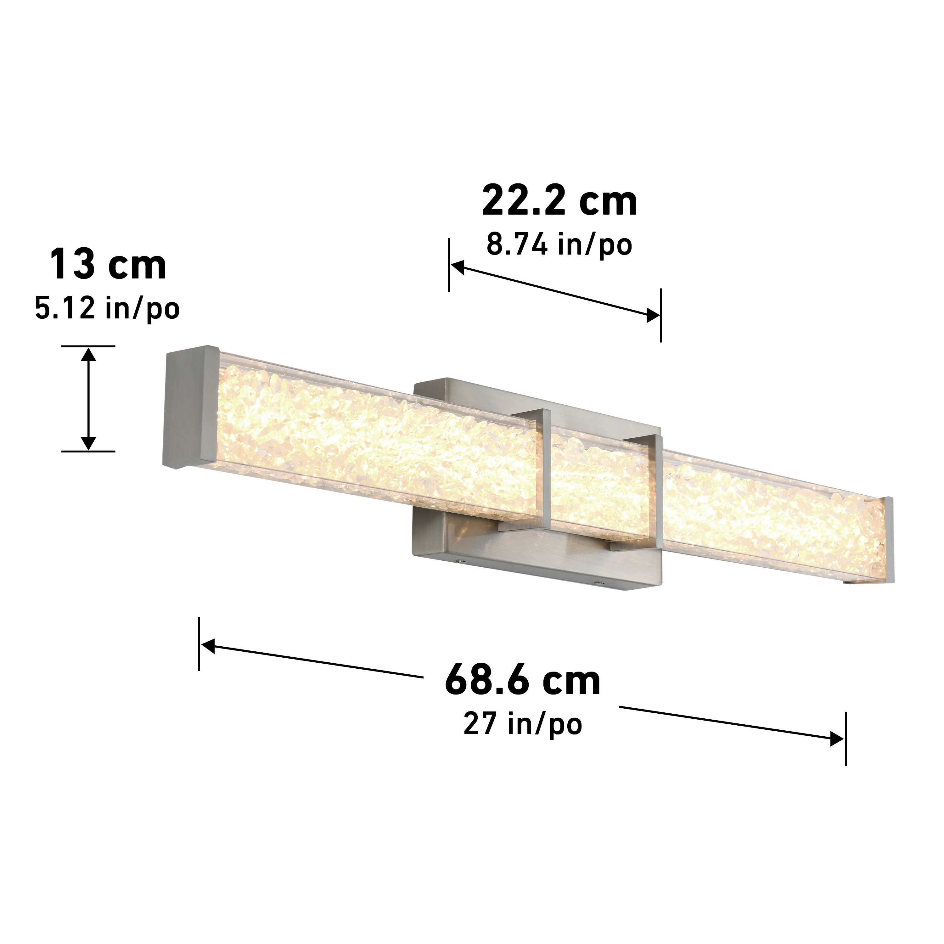 Royale modern LED bathroom vanity light - Image 16