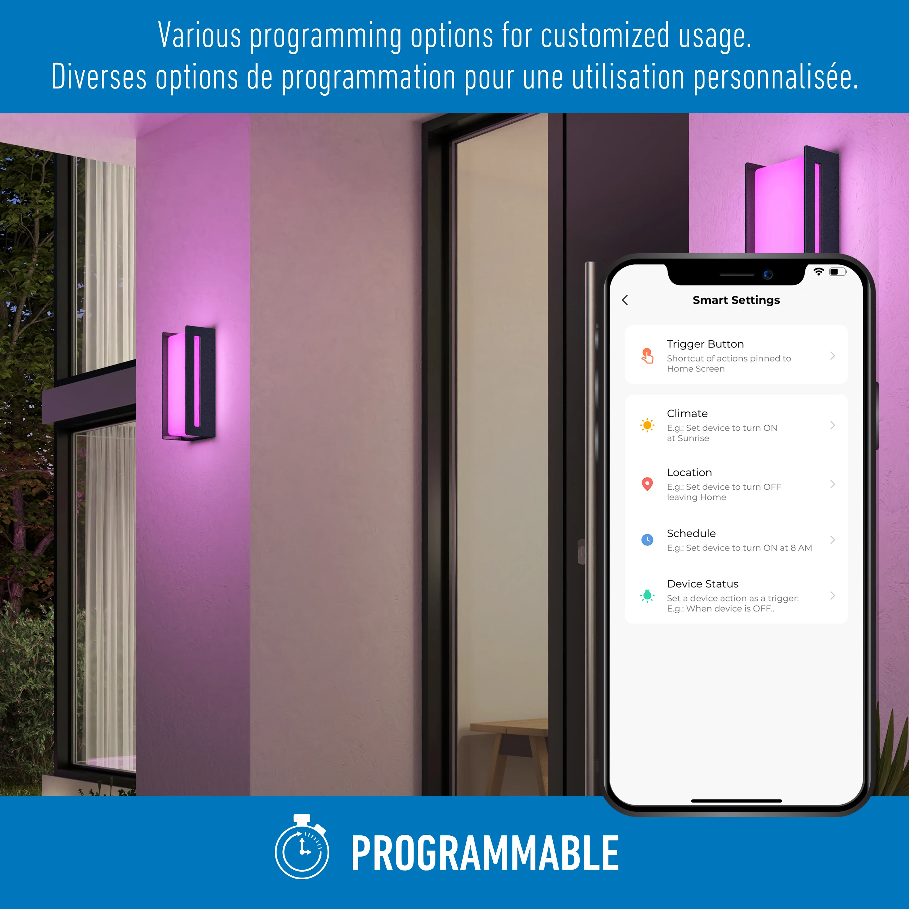 Ryker smart RGB indoor-outdoor wall light - Image 16