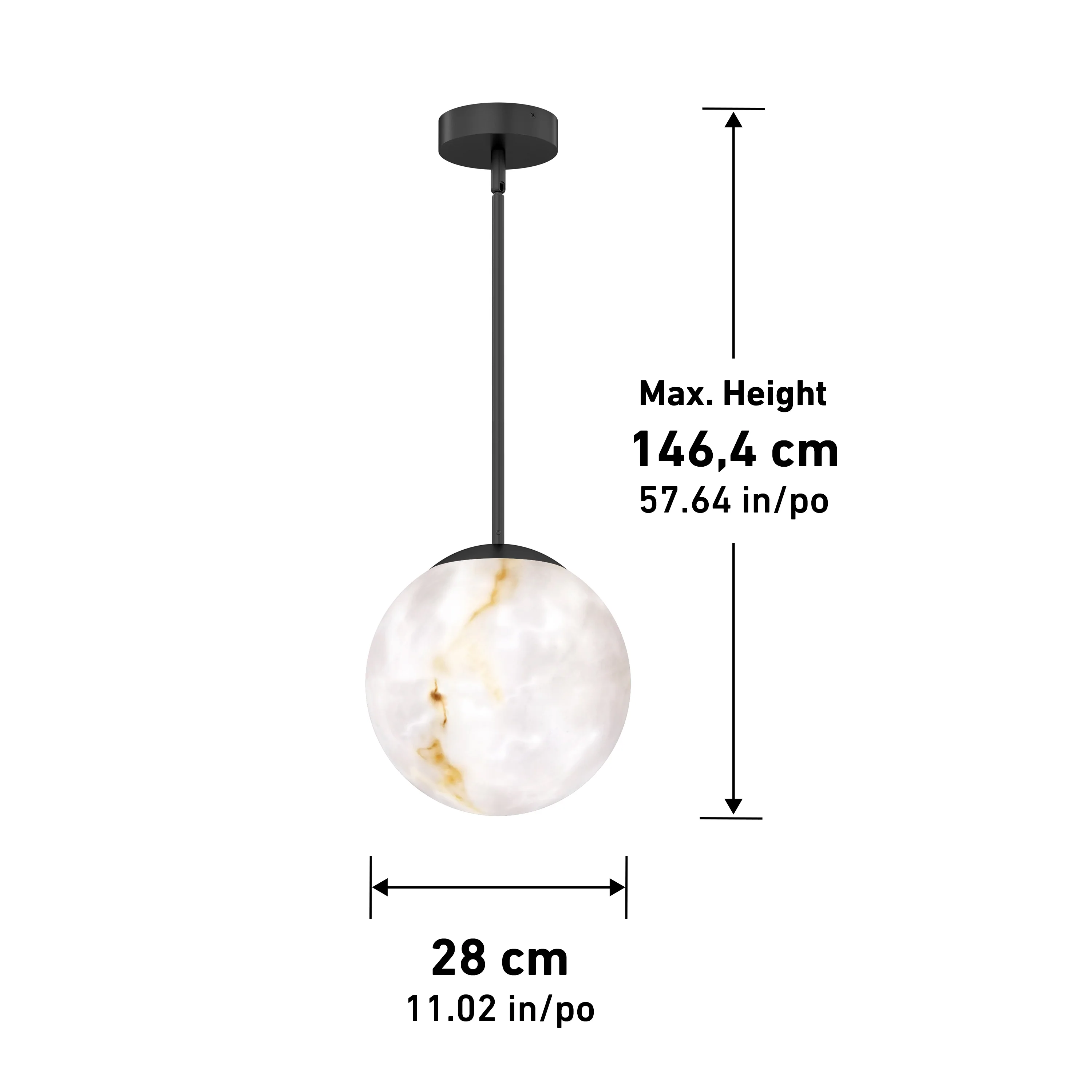 Selena LED contemporary pendant light 3 CCT - Image 14