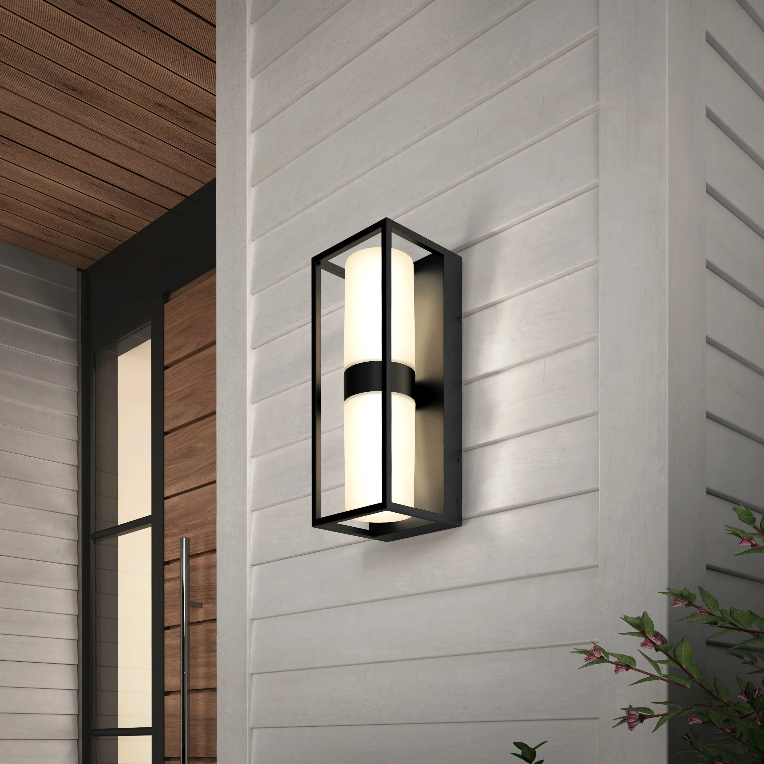 Sherman modern LED indoor-outdoor wall light 5 CCT - Image 8