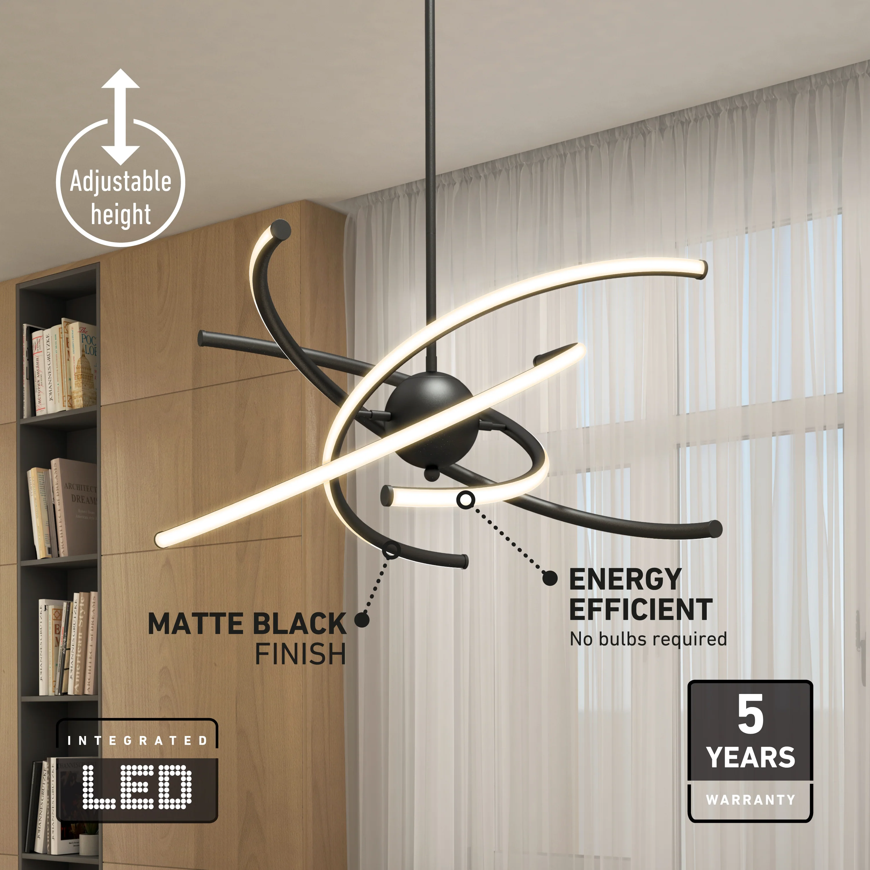 Silvio LED pendant light 3 CCT - Image 10