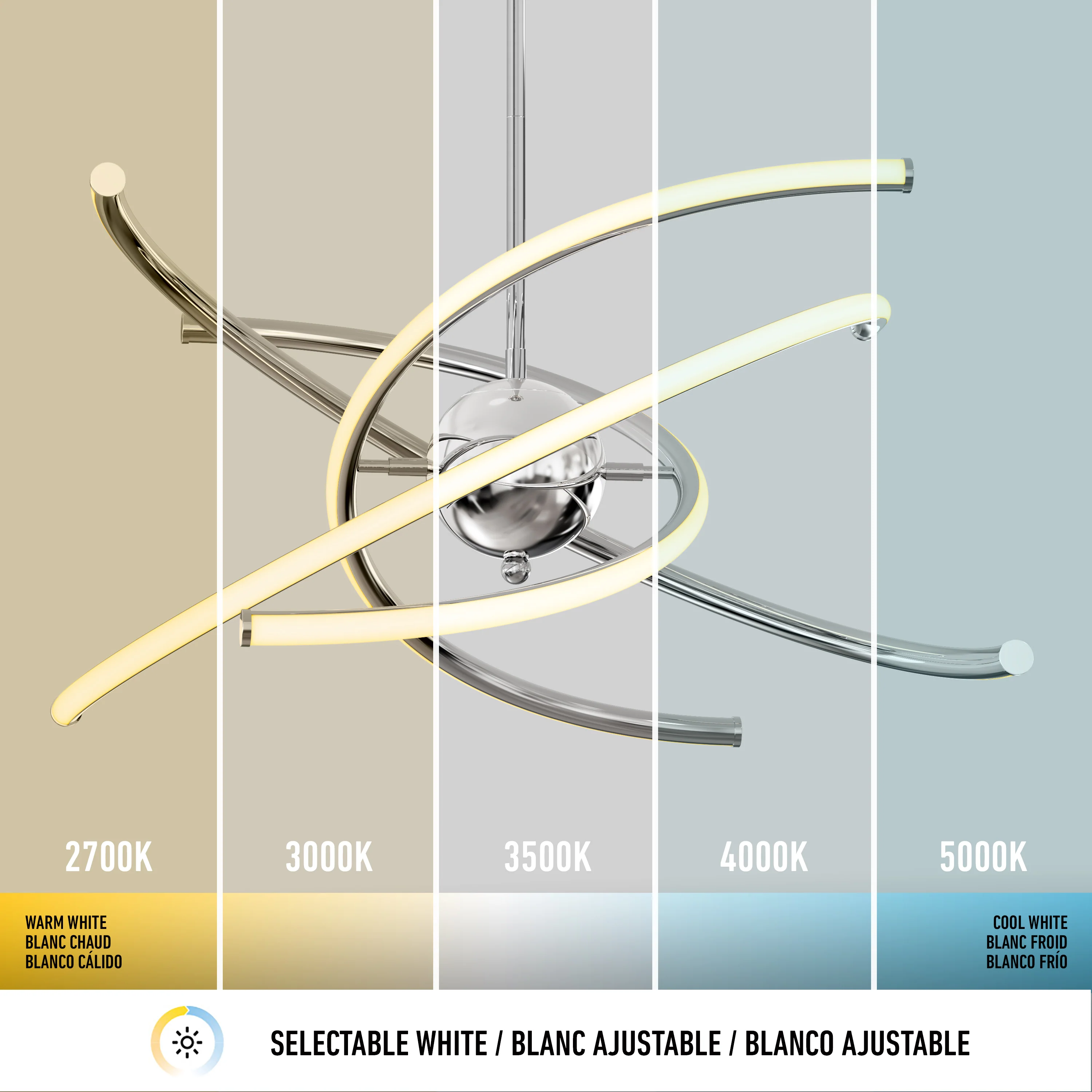 Silvio LED pendant light 3 CCT - Image 24