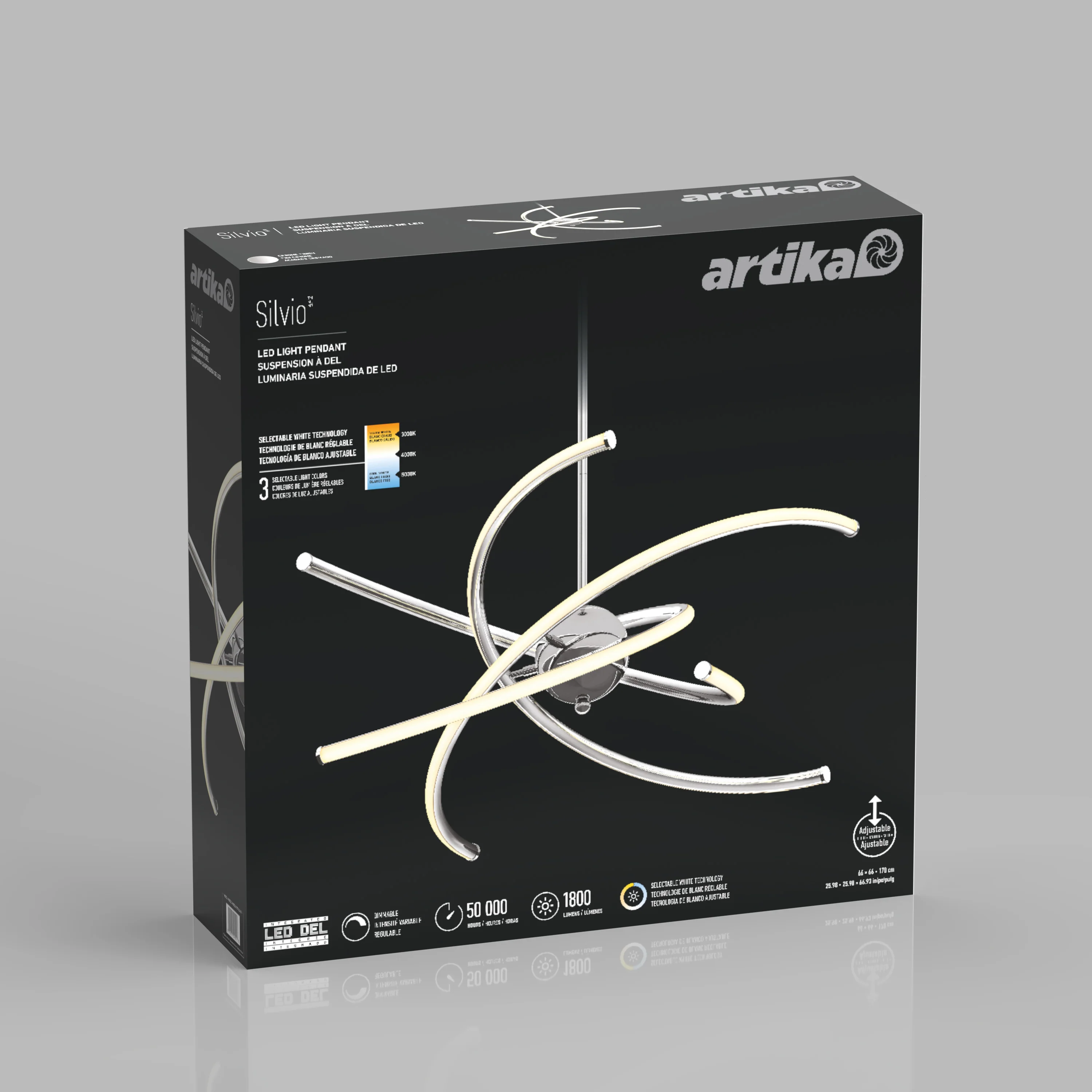 Silvio LED pendant light 3 CCT - Image 28