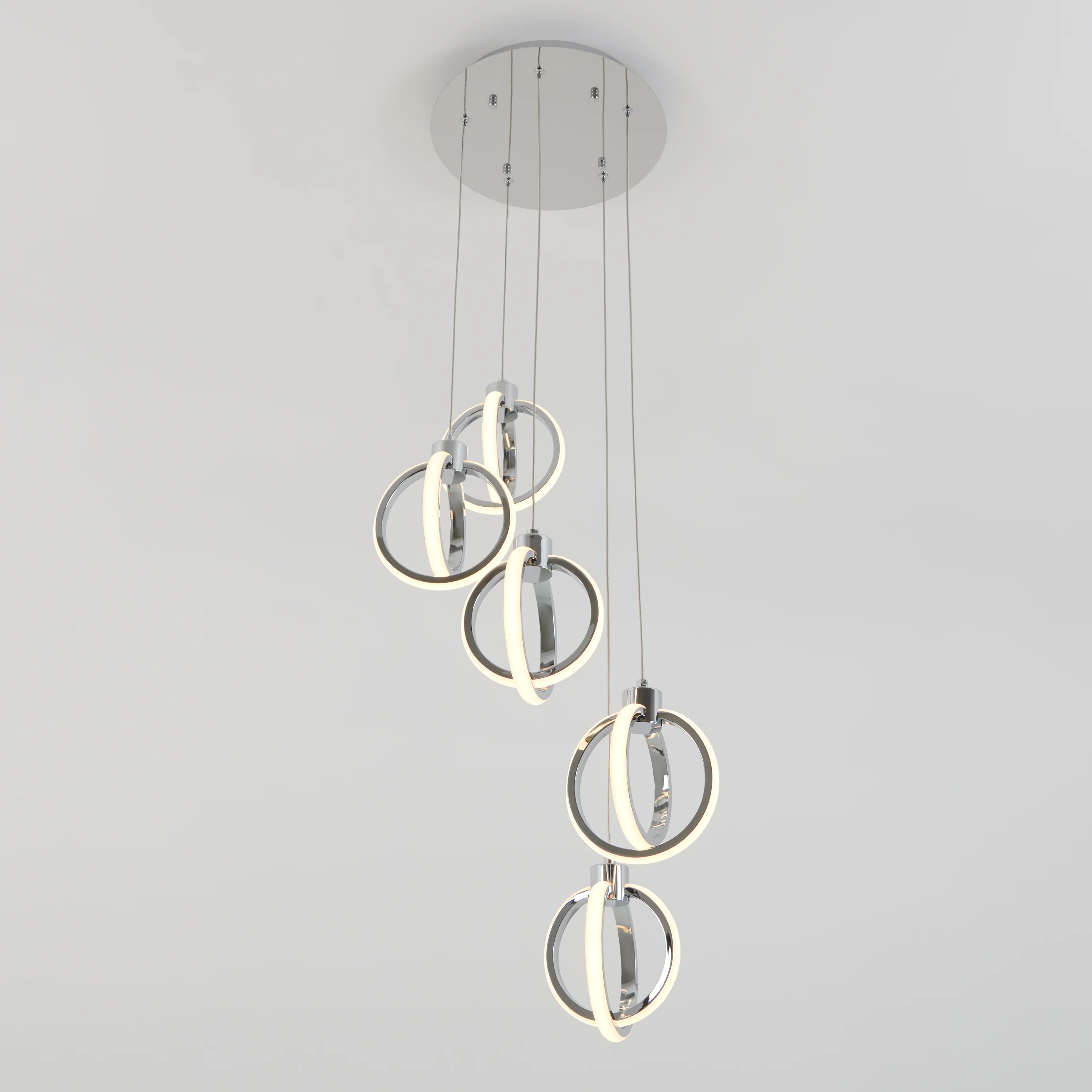 Soho modern 5-light LED pendant light - Image 3