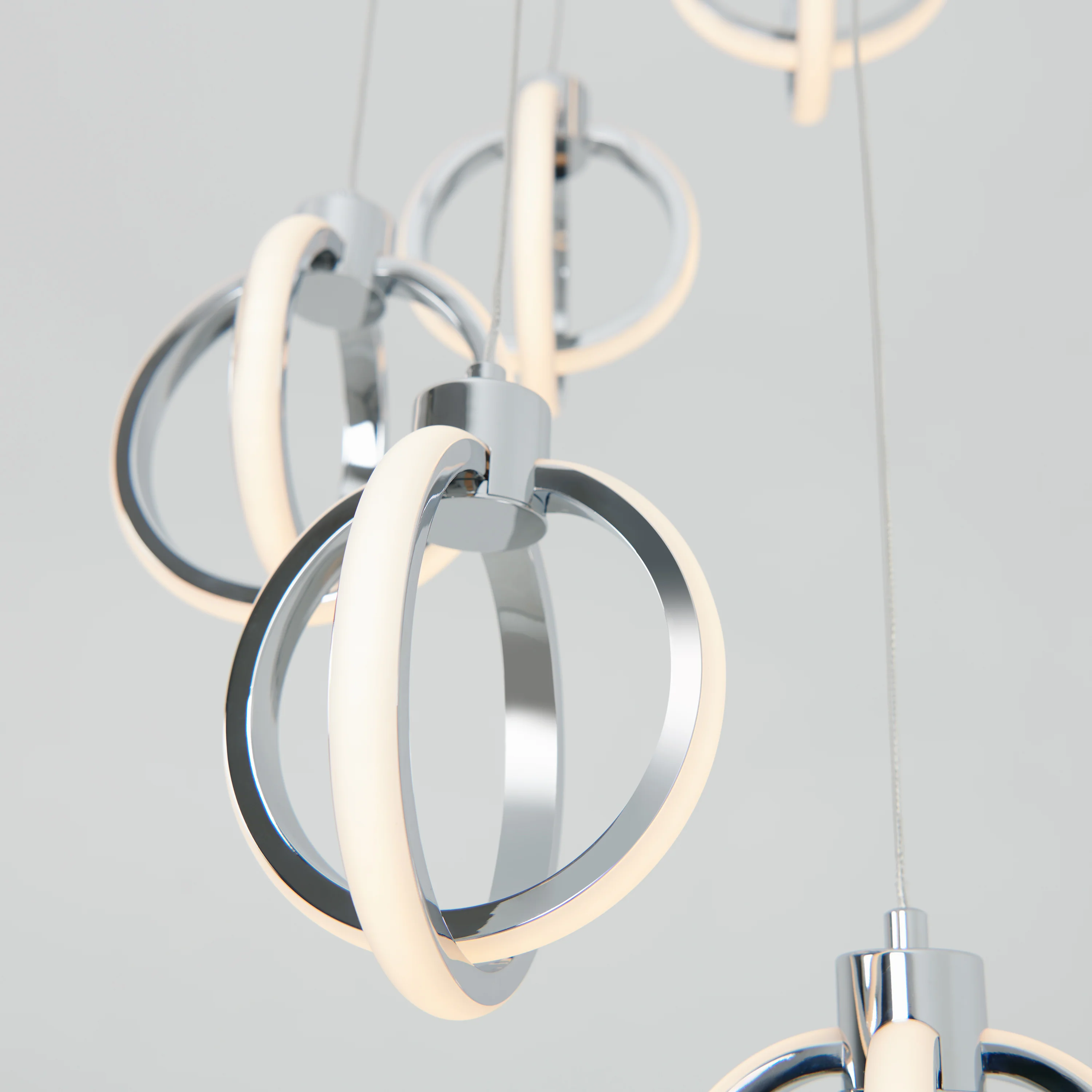 Soho modern 5-light LED pendant light - Image 4