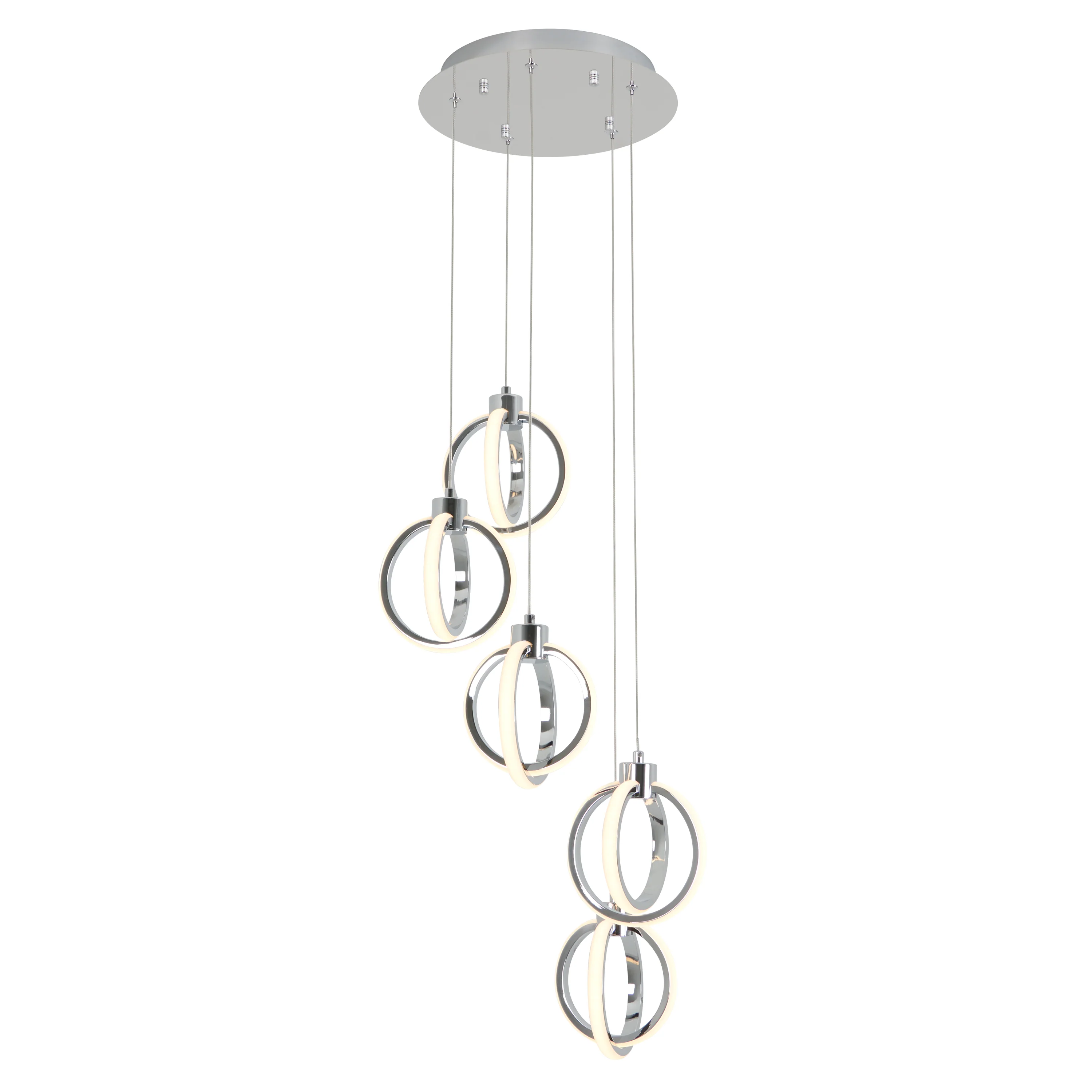 Soho modern 5-light LED pendant light - Image 7