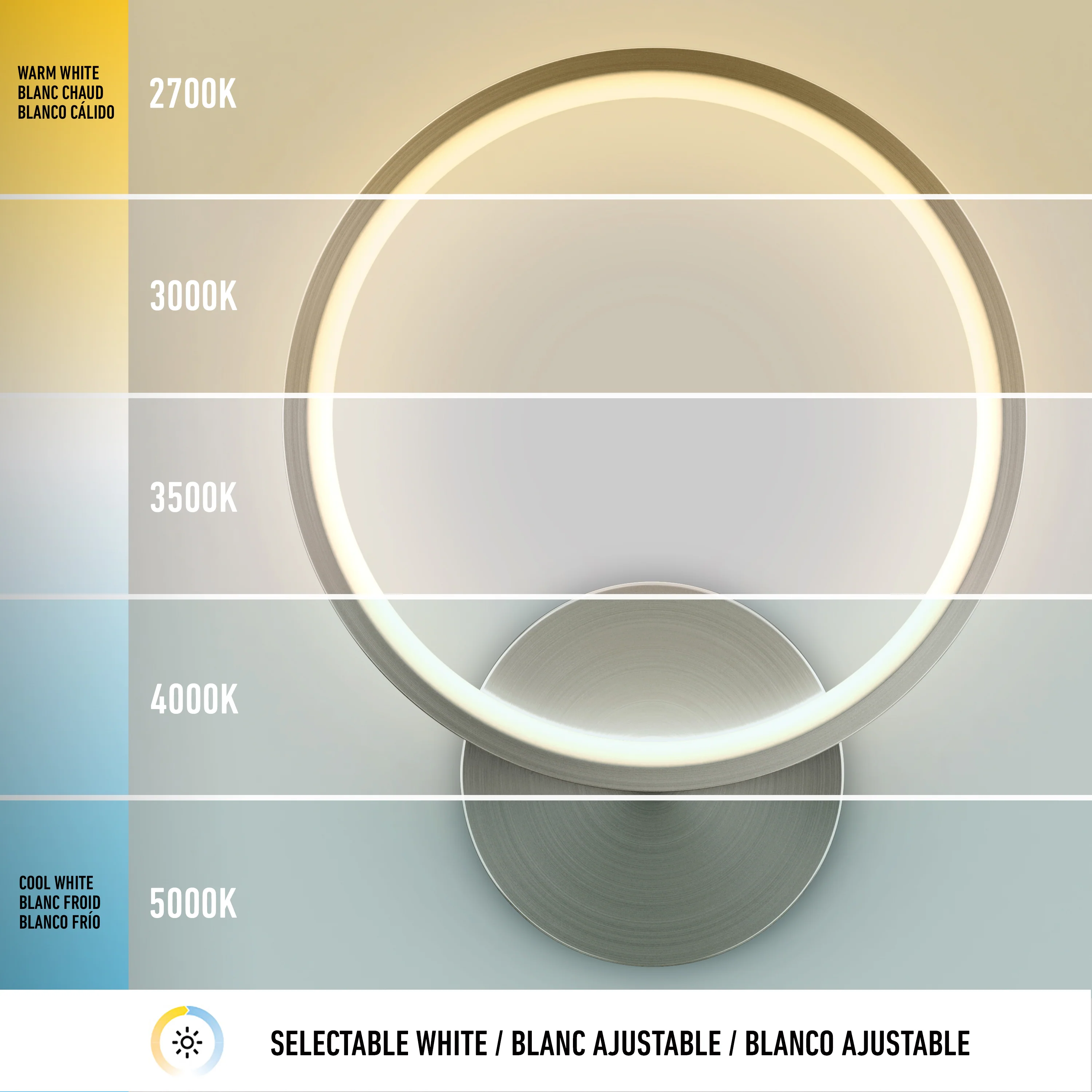 Solis modern LED indoor-outdoor wall light 5 CCT - Image 19