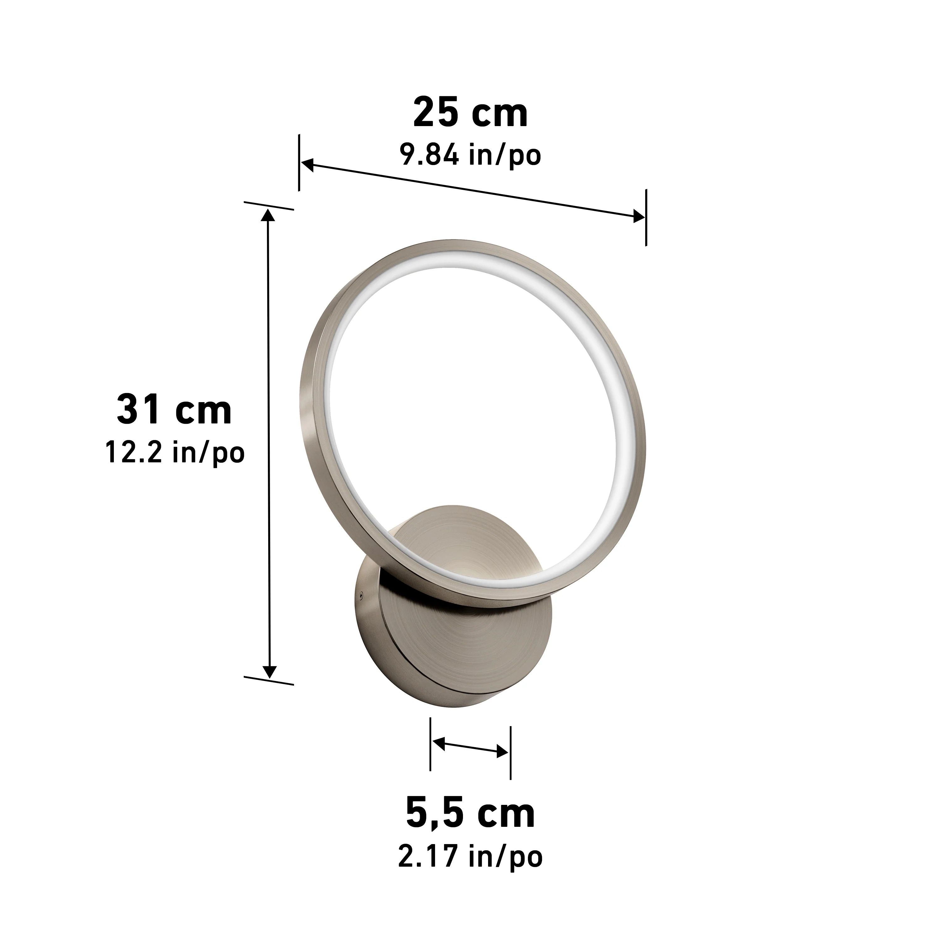 Solis modern LED indoor-outdoor wall light 5 CCT - Image 23