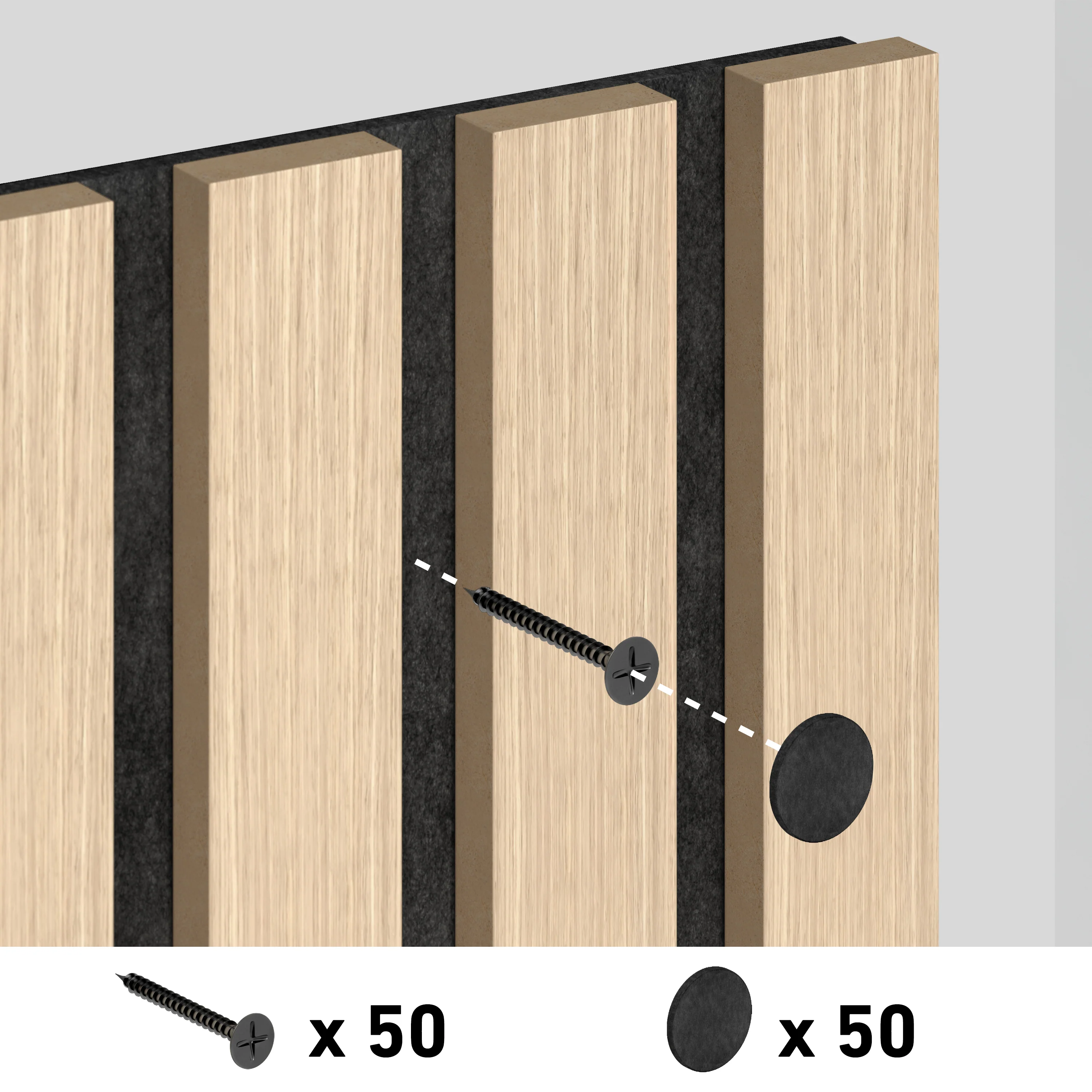 Sonofold sound-absorbing wall panel kit - pack of 2 - Image 10
