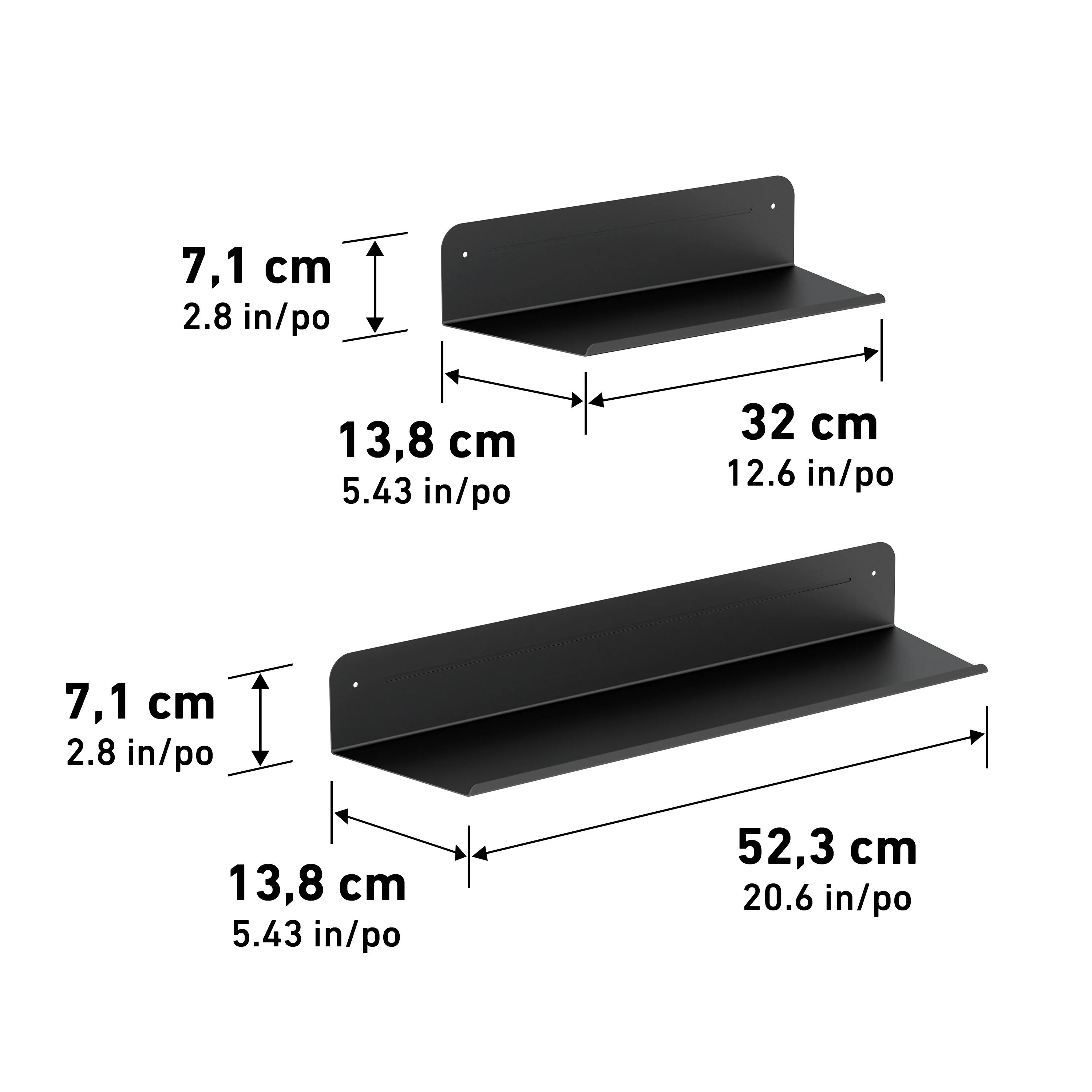 Sonokit set of shelves and hooks for Sonolok and Sonofold wall panels - Image 12
