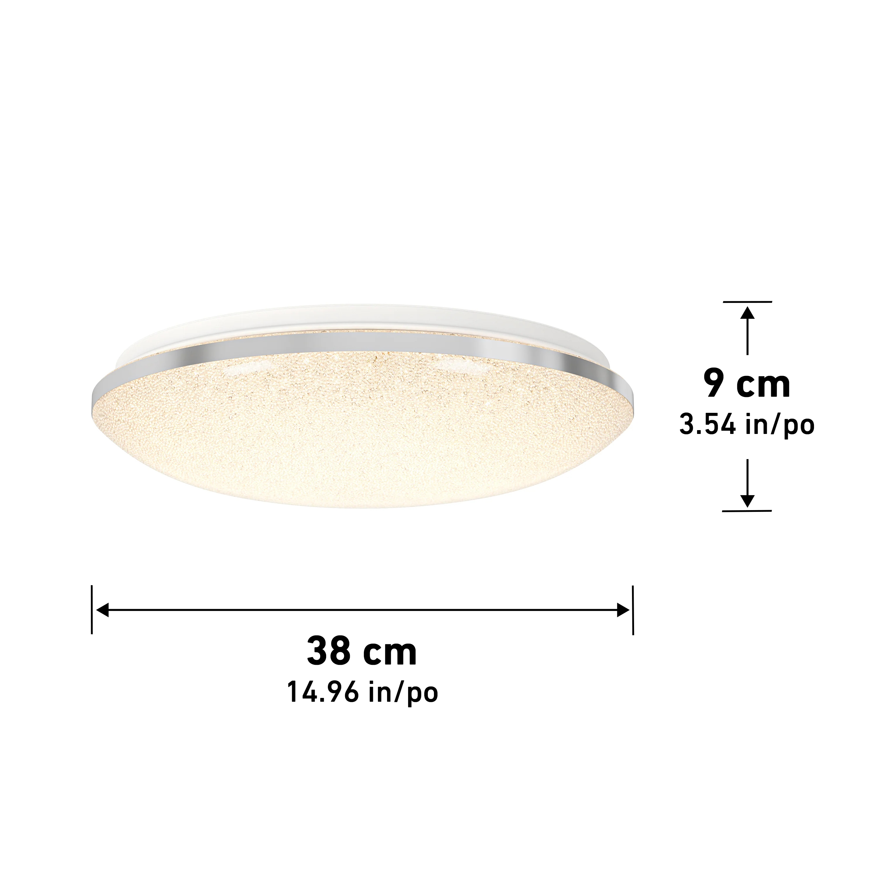 Sparkle 15 in. LED modern flush mount light 5 CCT - Image 14