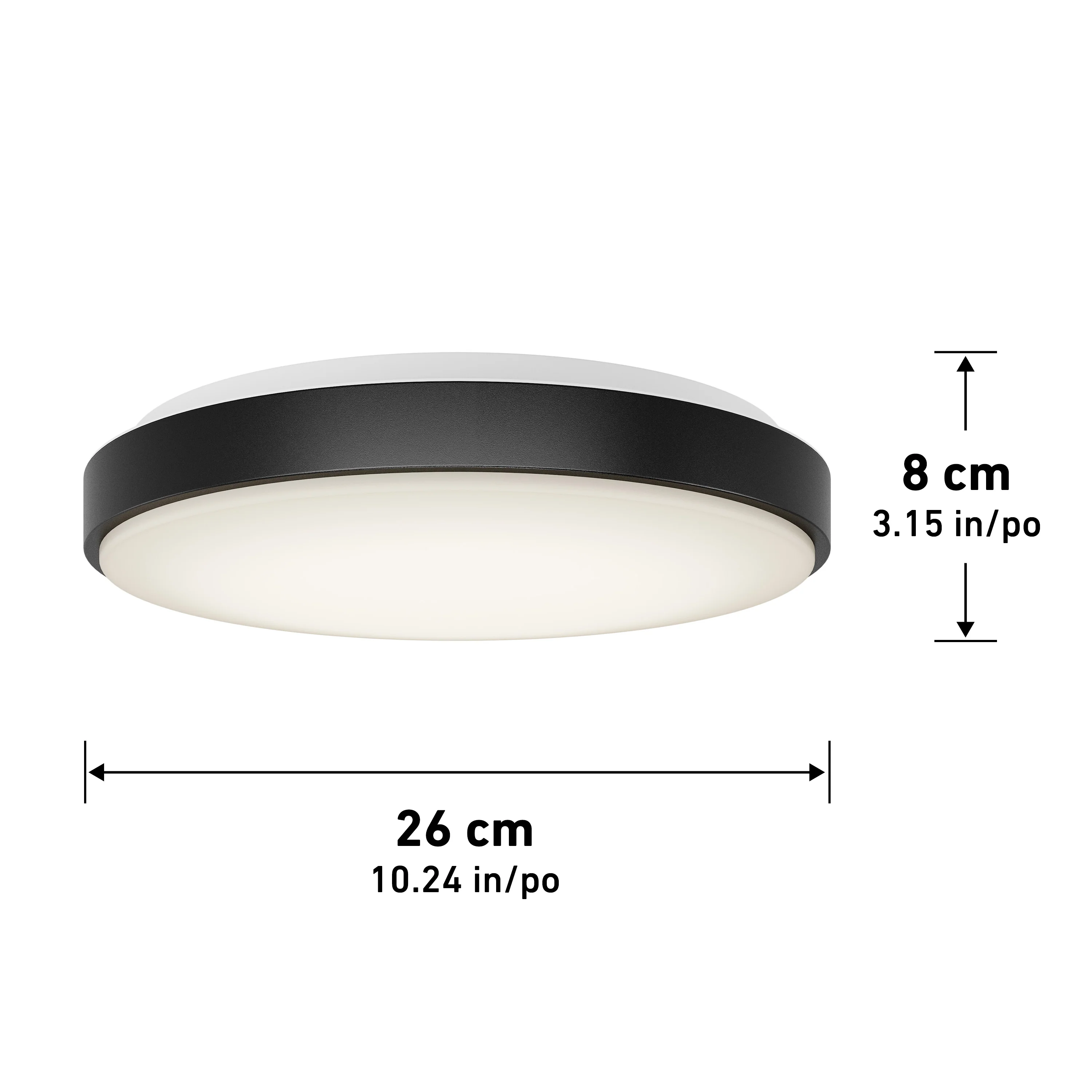 Sunraker 10 in. LED modern flush mount light - Image 12