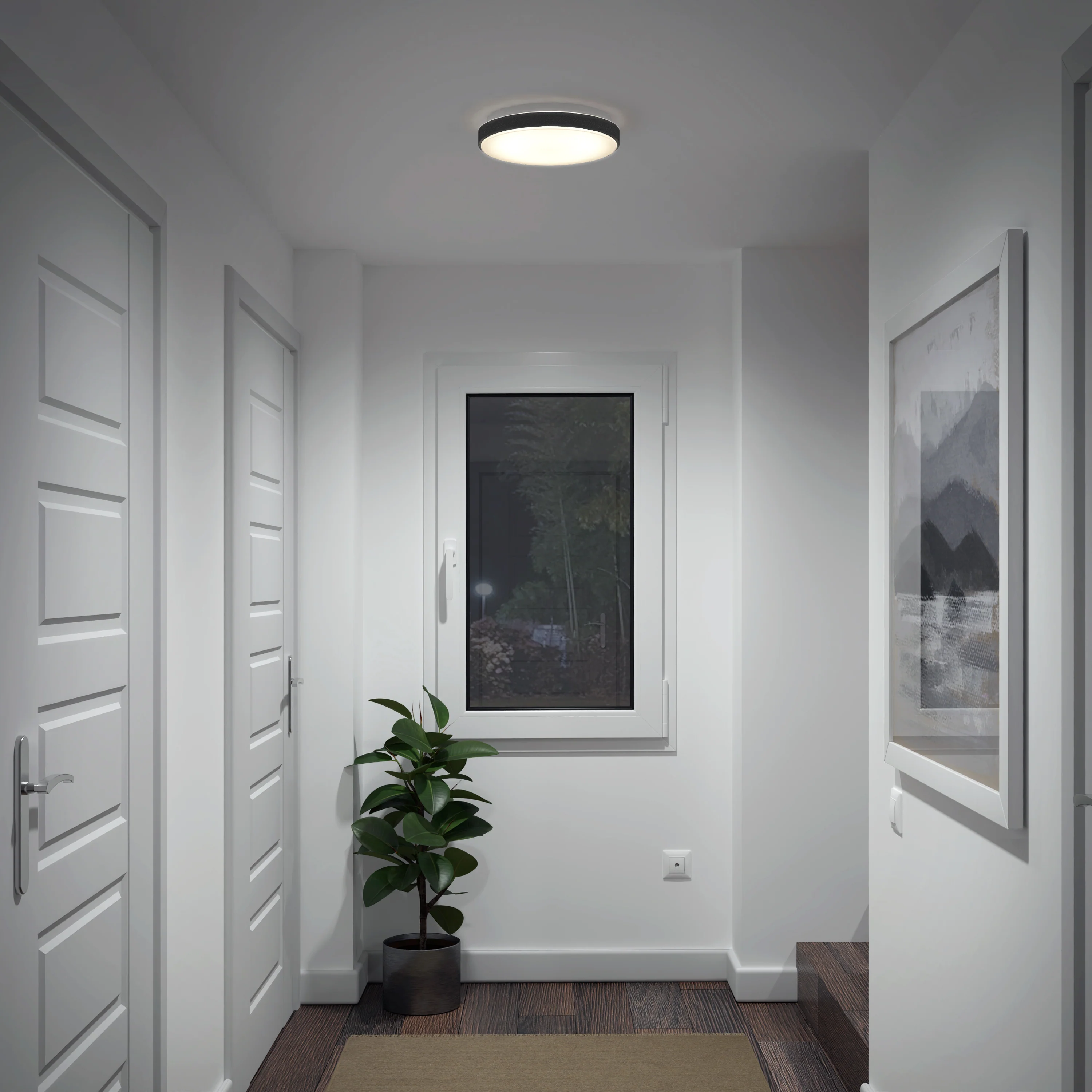 Sunraker 10 in. LED modern flush mount light - Image 9
