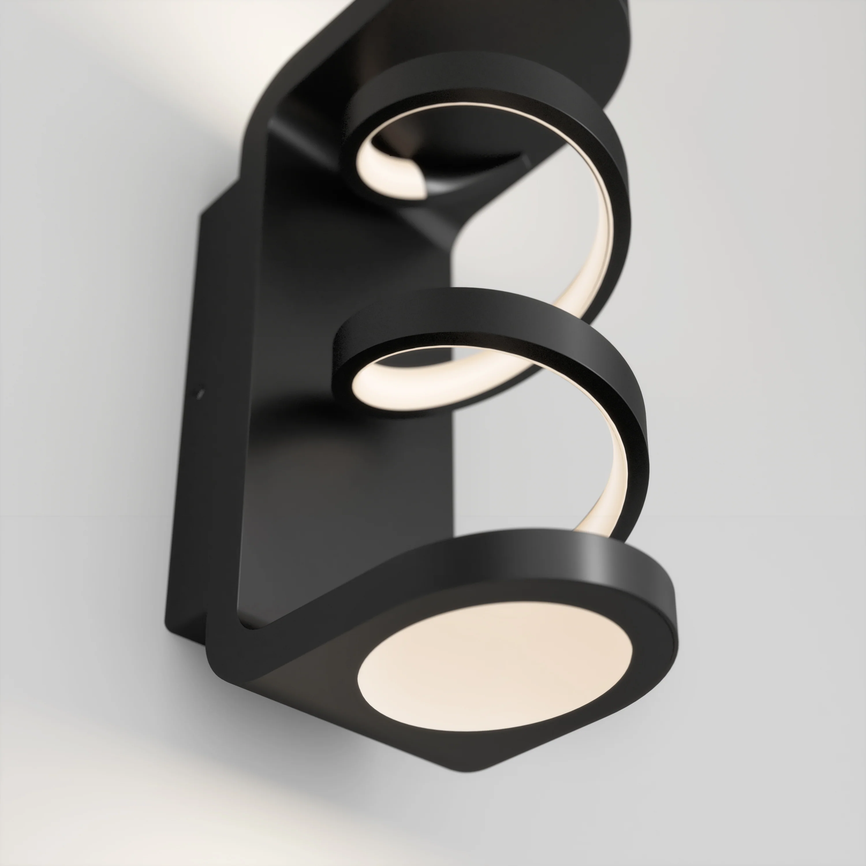 Swirl indoor-outdoor LED wall light - Image 5