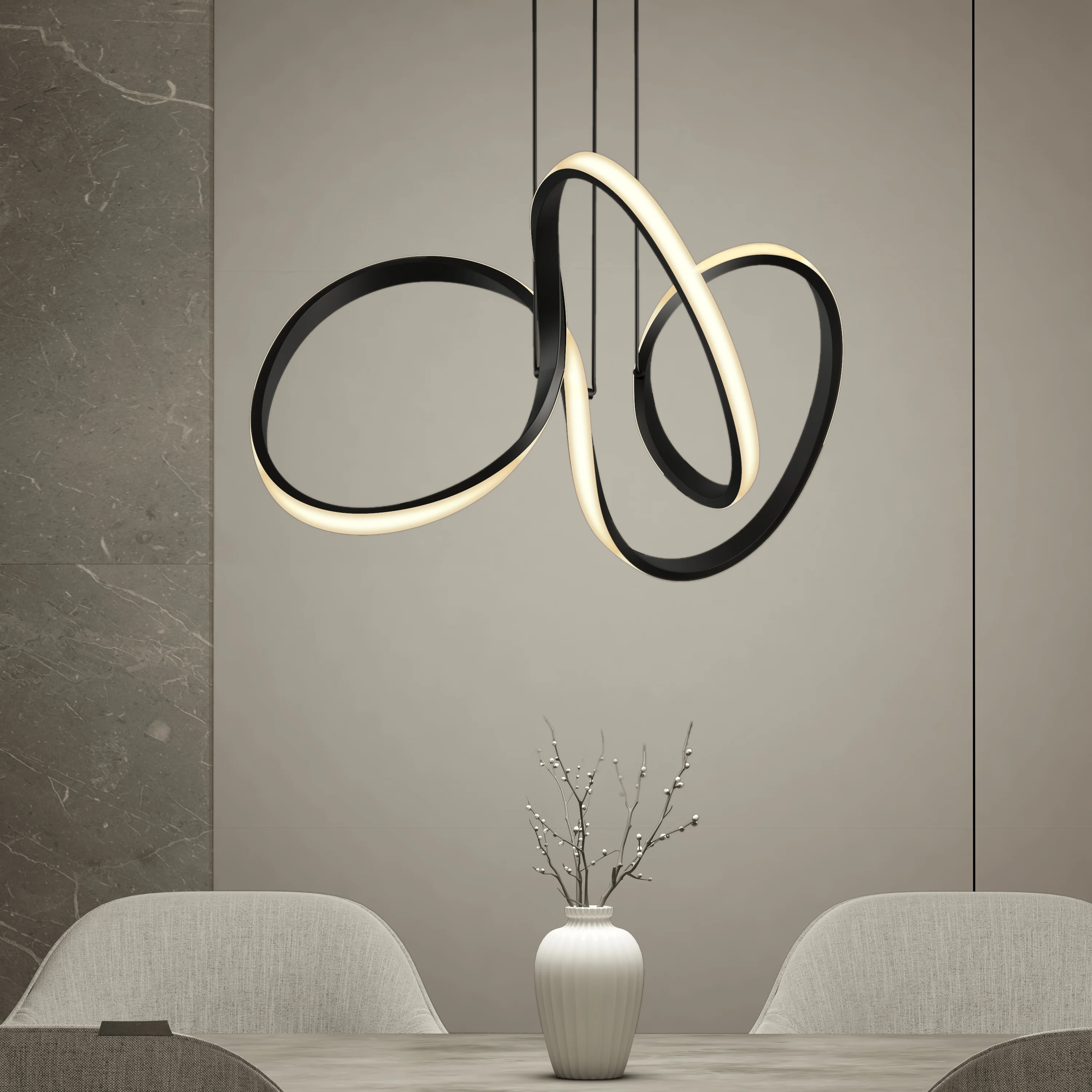 Swirl LED pendant light - Image 10