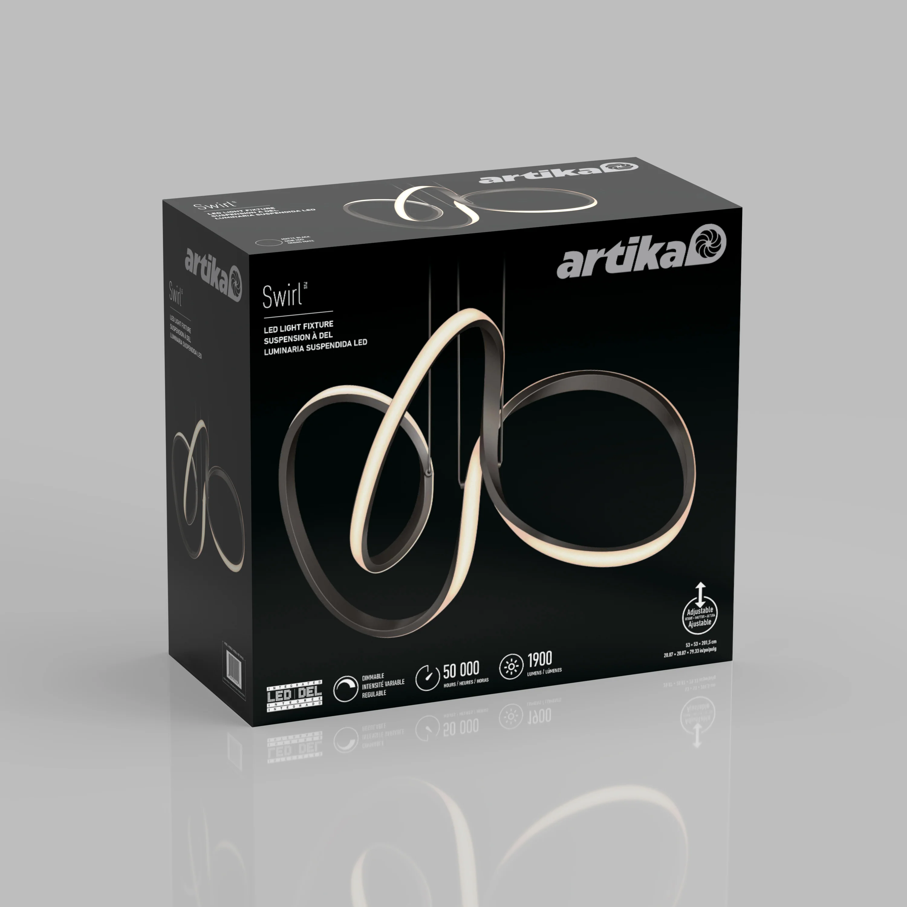 Swirl LED pendant light - Image 11