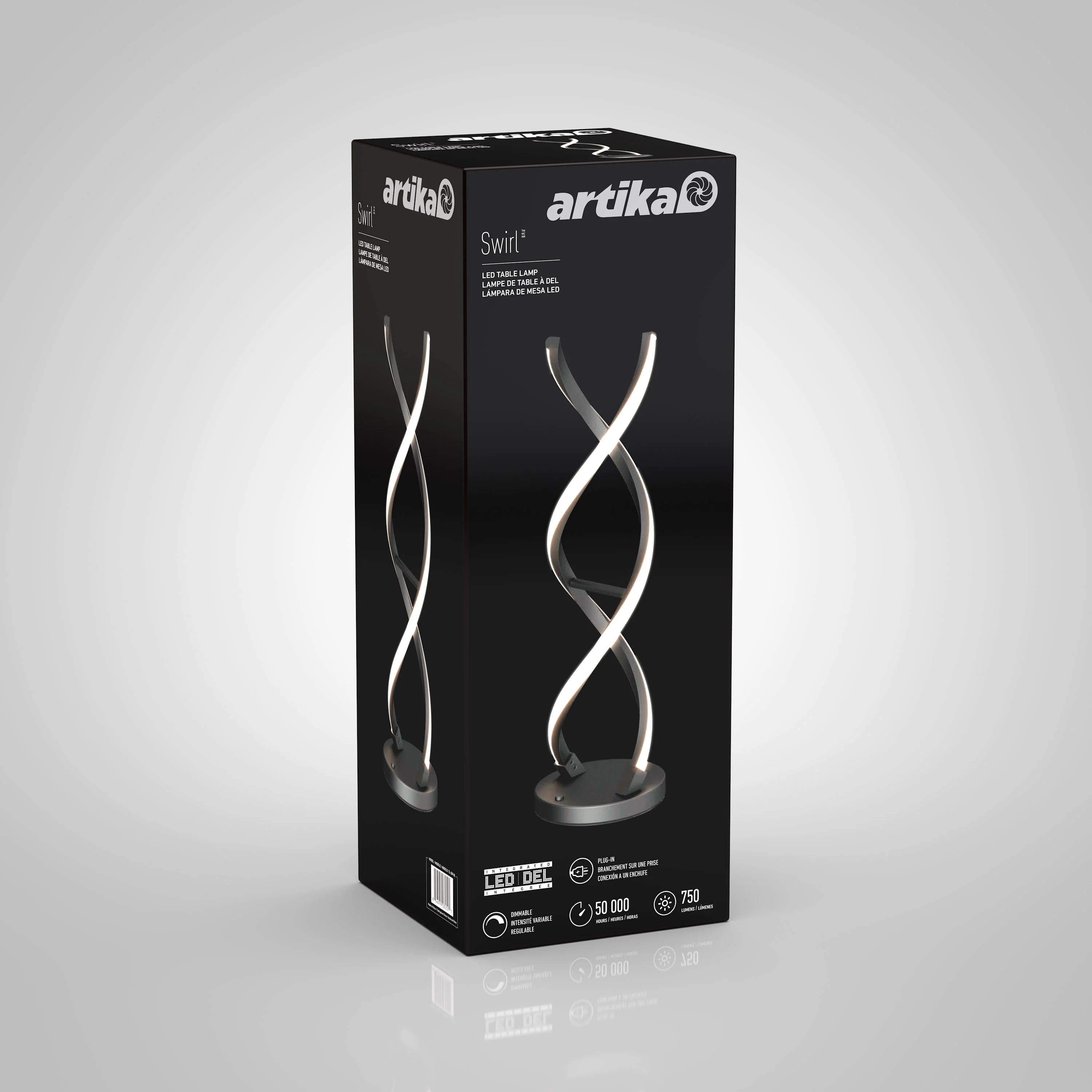 Swirl LED table lamp - Image 6