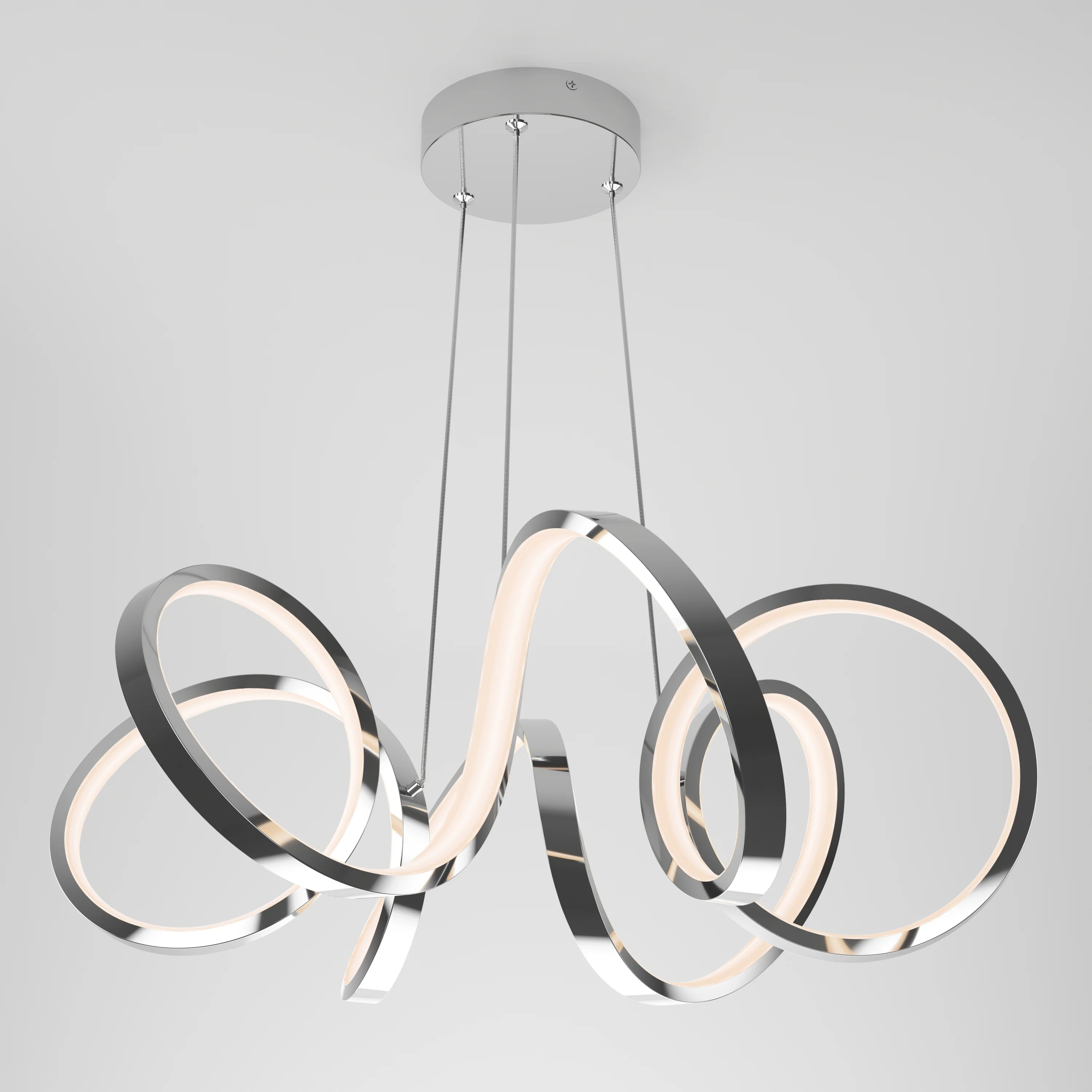 Swirl Ribbon LED pendant light - Image 13