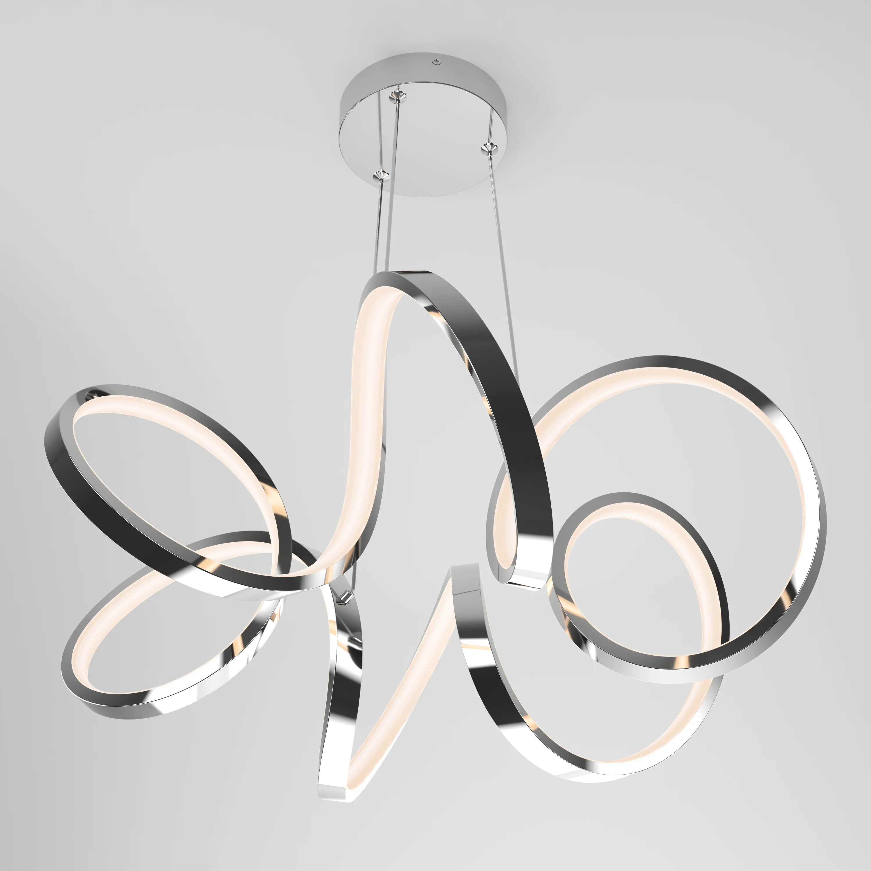 Swirl Ribbon LED pendant light - Image 14