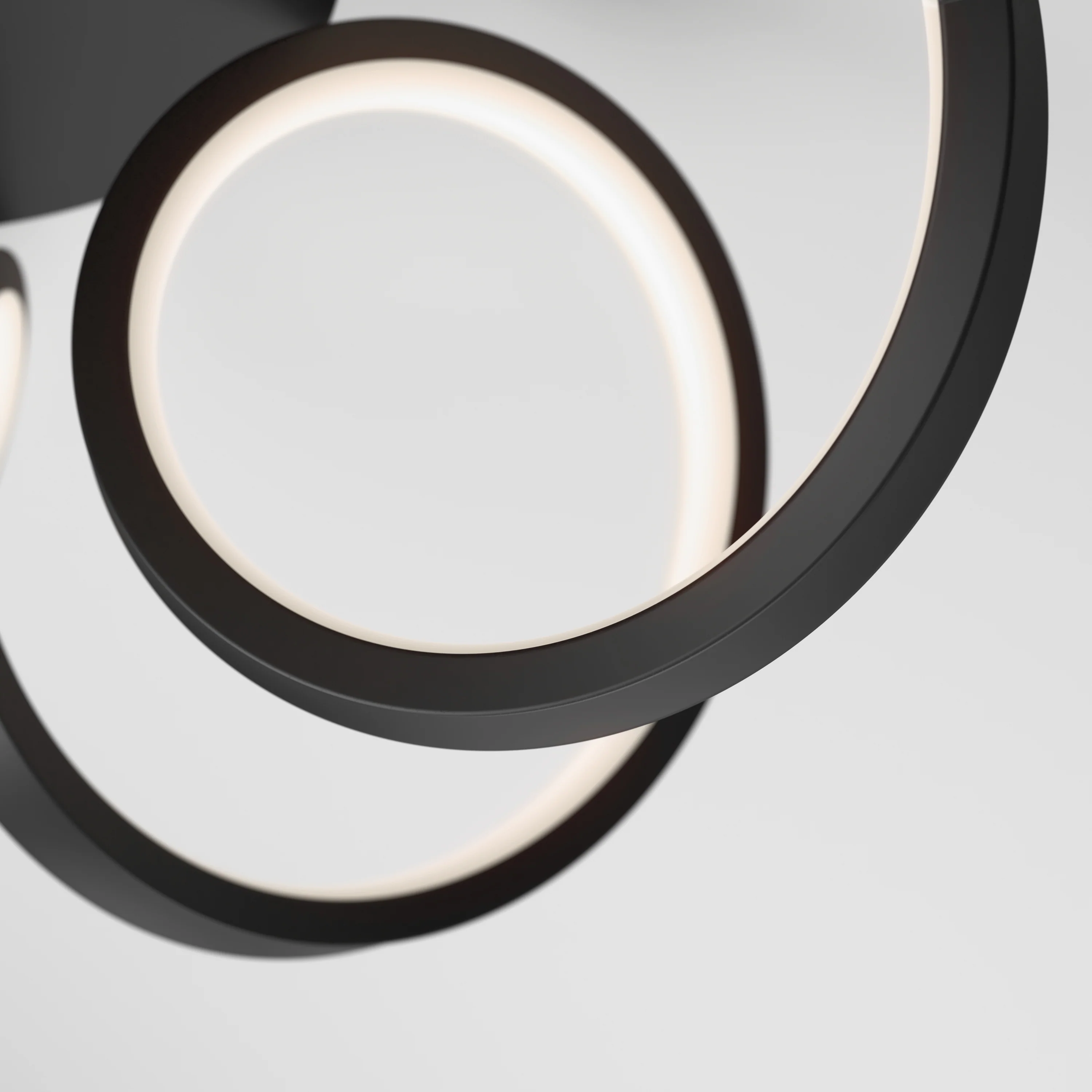 Swirl Ribbon LED pendant light - Image 5