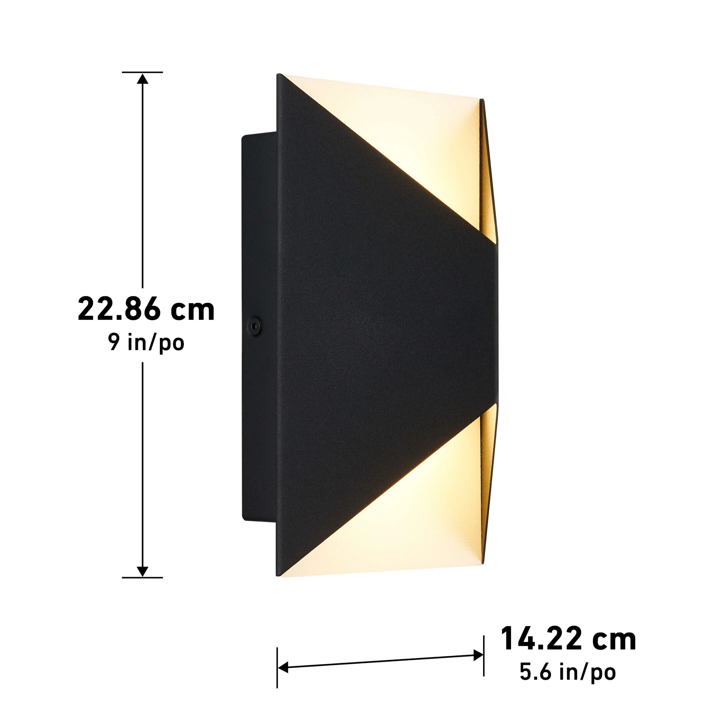 Tria LED indoor-outdoor wall light - Image 6