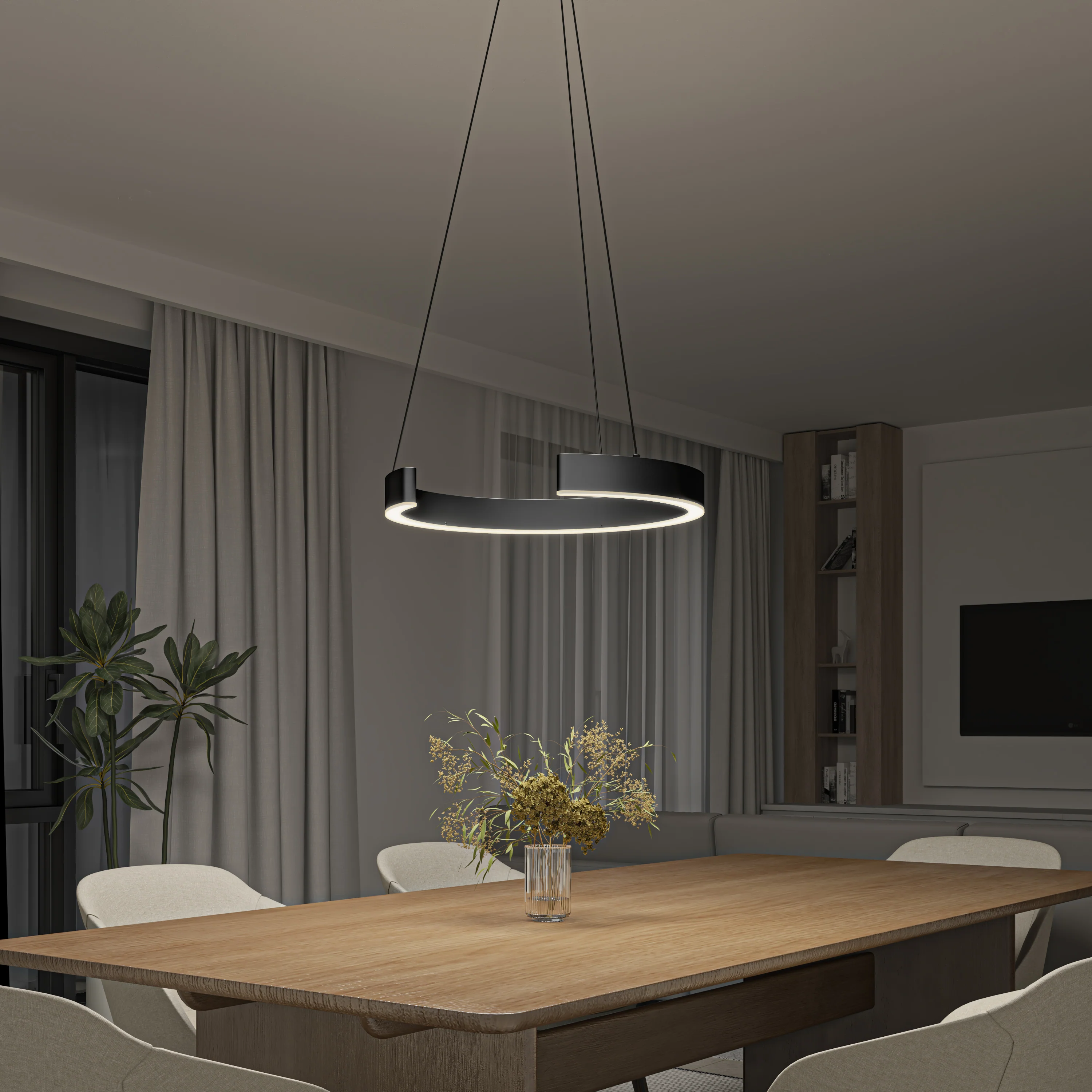Vance modern LED pendant light 3 CCT - Image 13