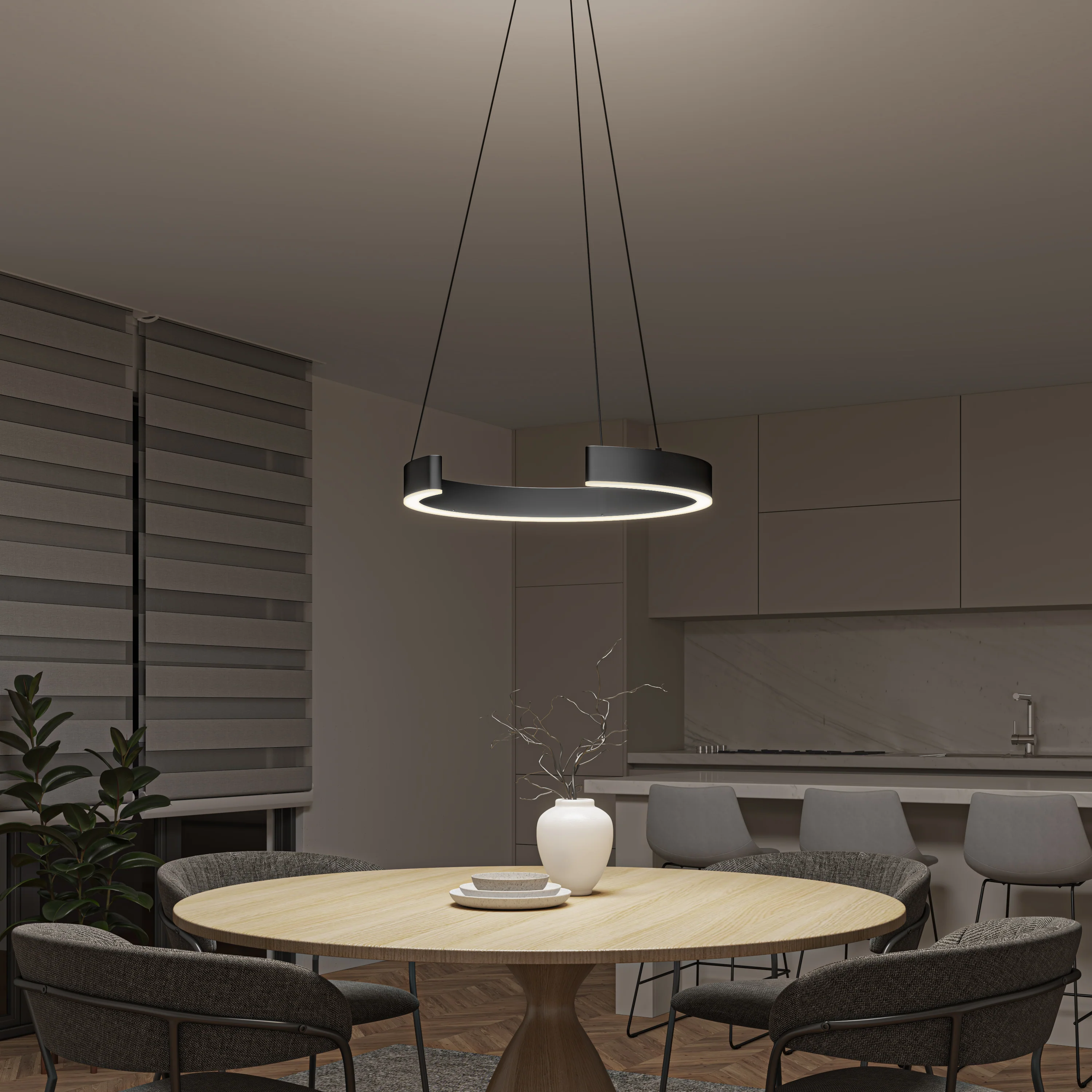 Vance modern LED pendant light 3 CCT - Image 14