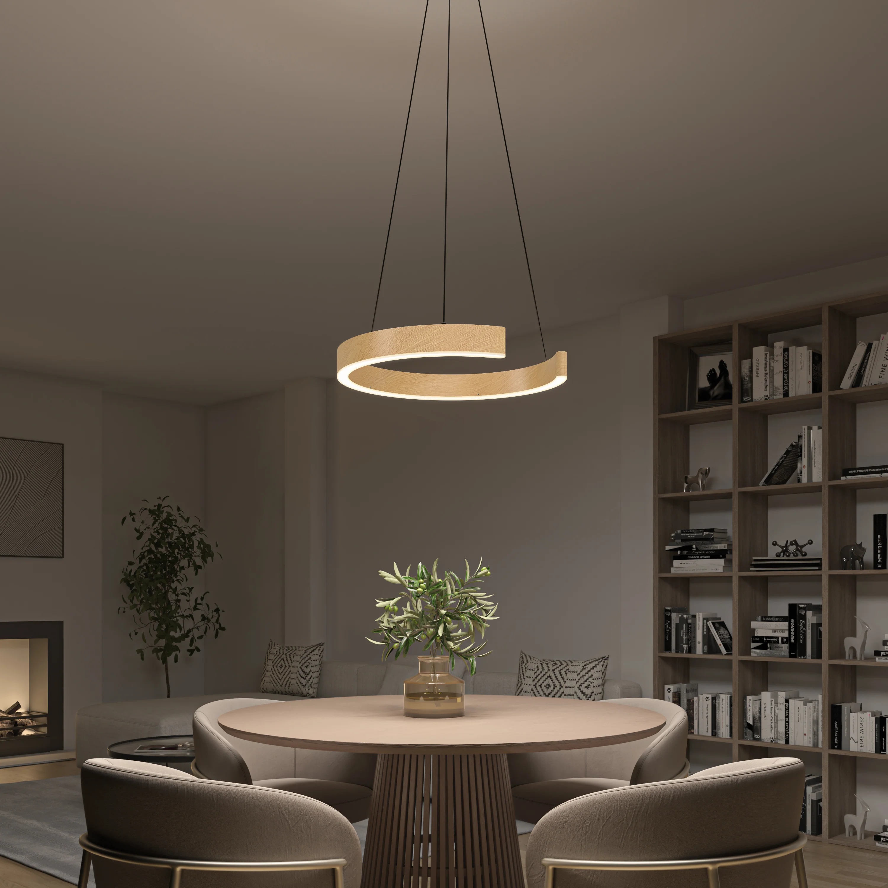 Vance modern LED pendant light 3 CCT - Image 30