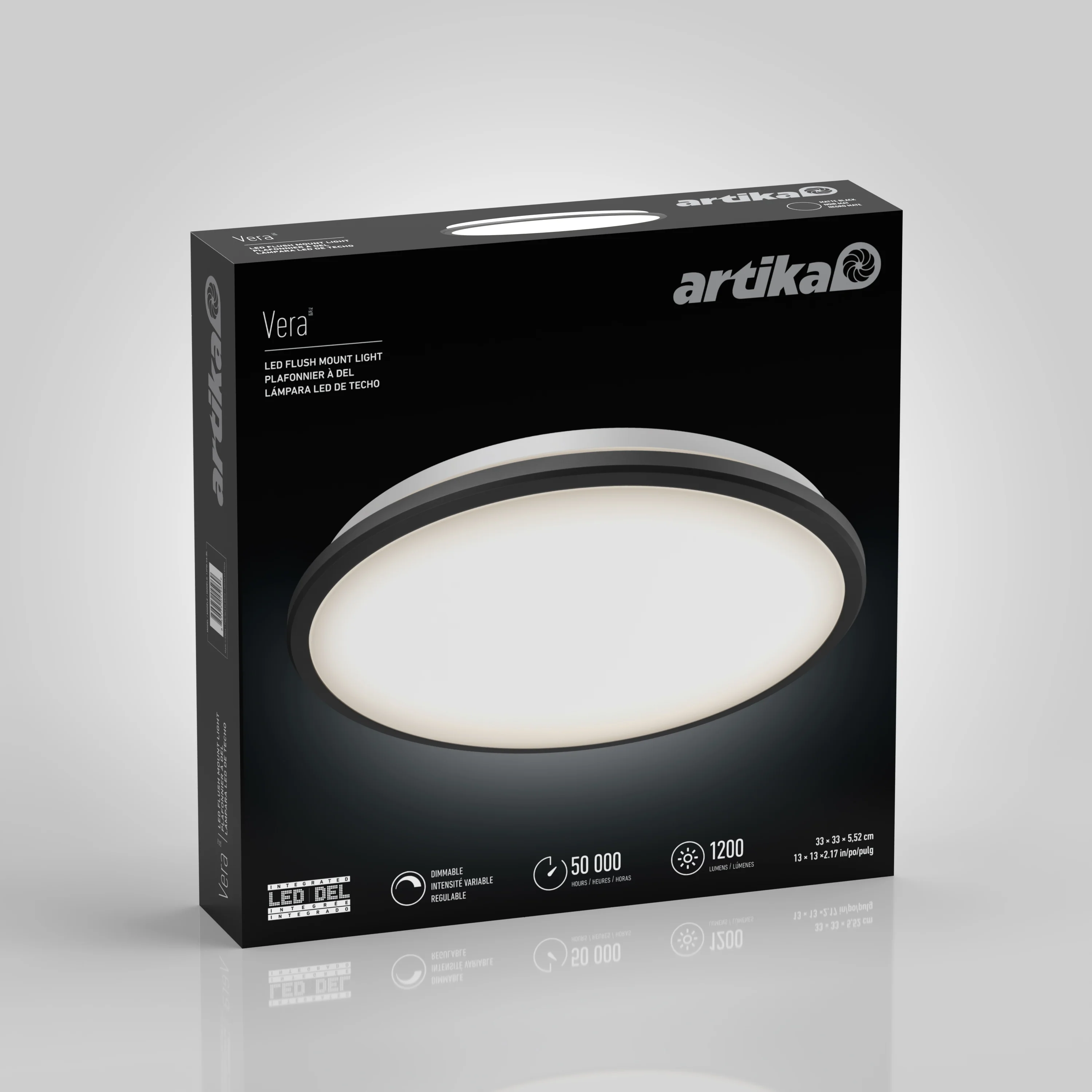 Vera 13 in. LED modern flush mount light - Image 10