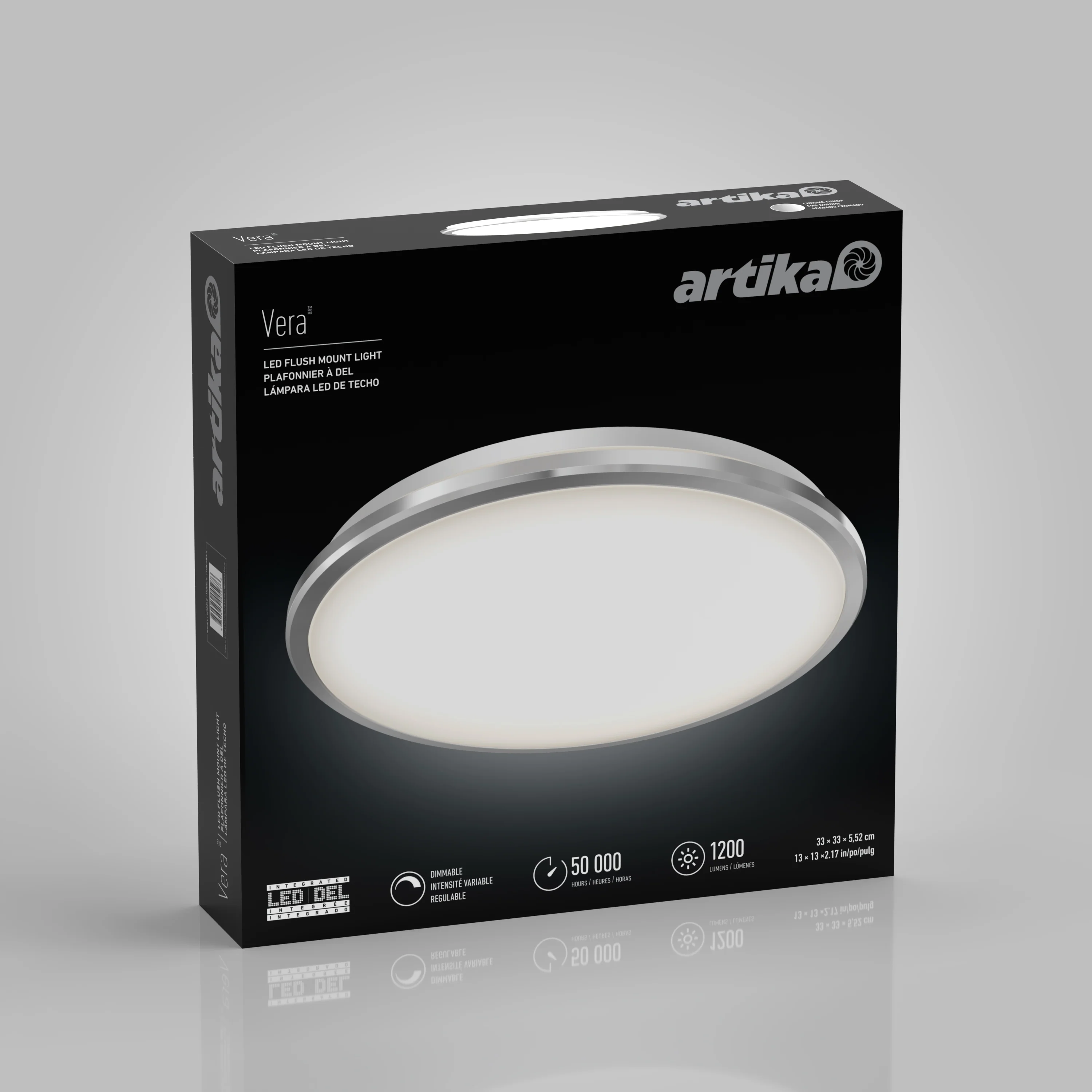 Vera 13 in. LED modern flush mount light - Image 17