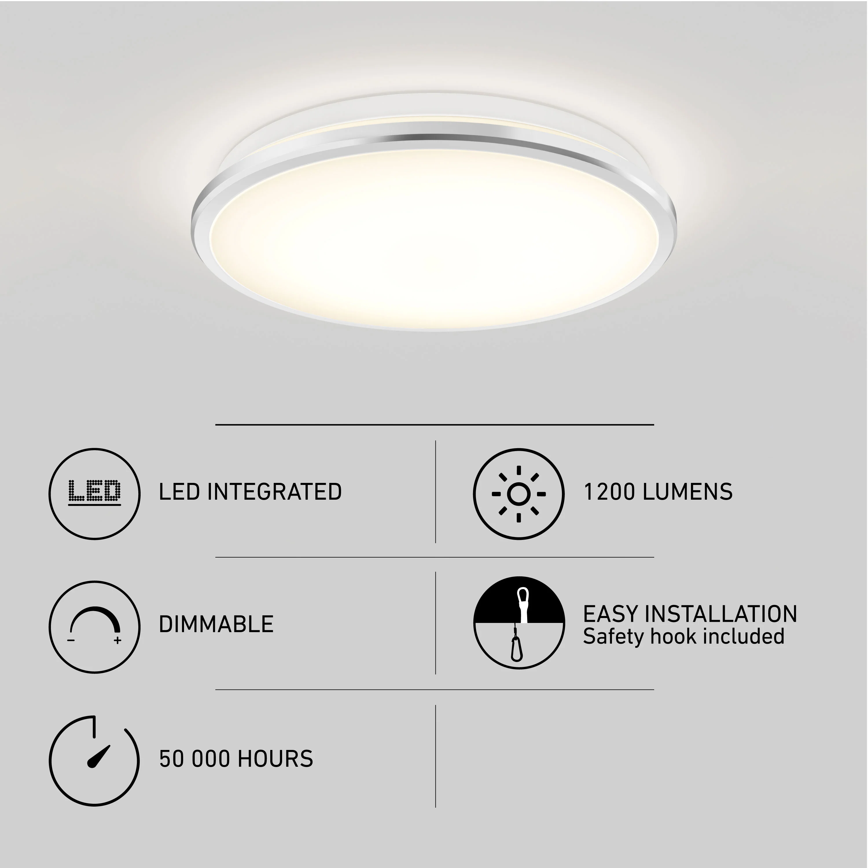 Vera 13 in. LED modern flush mount light - Image 19