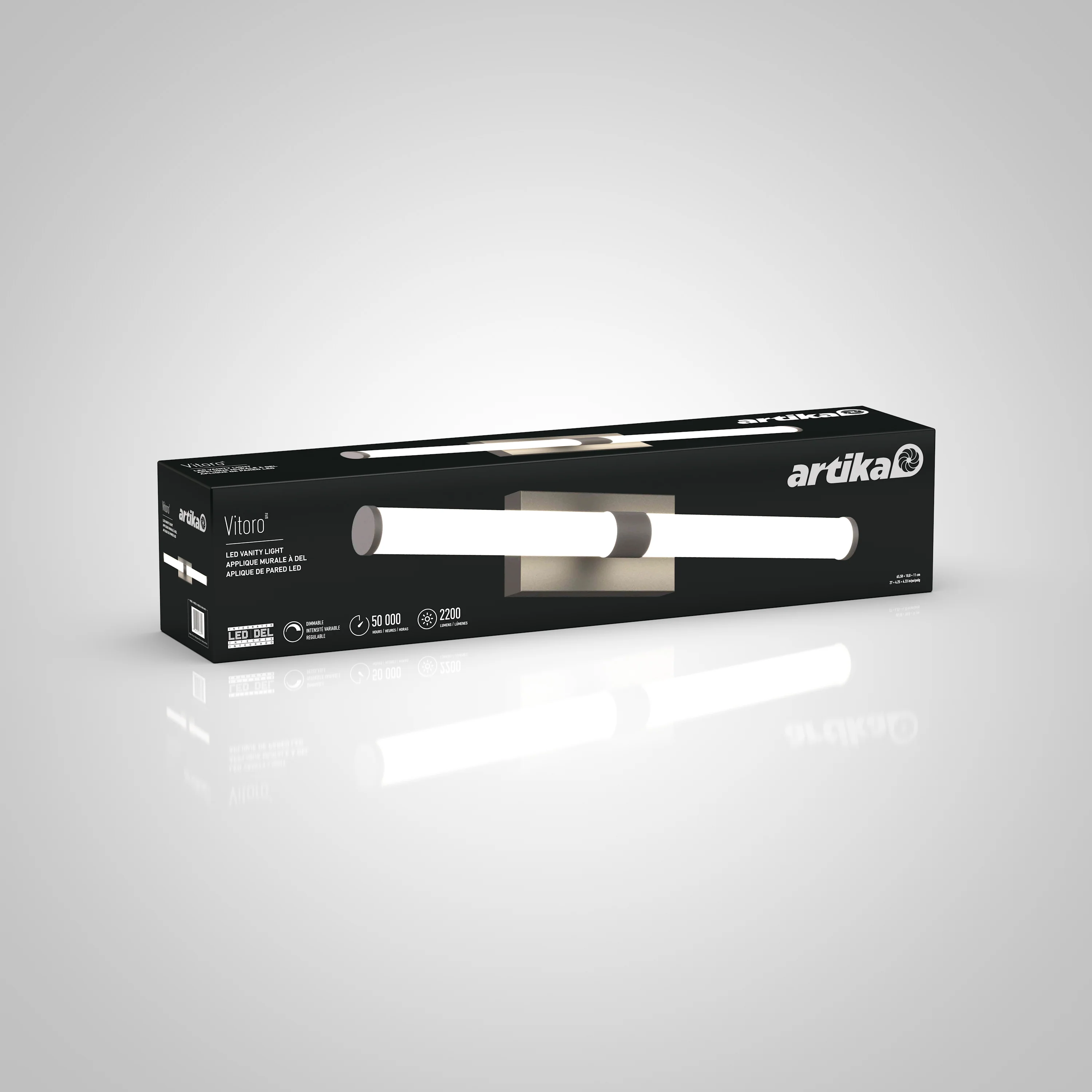Vitoro modern LED bathroom vanity light - Image 7