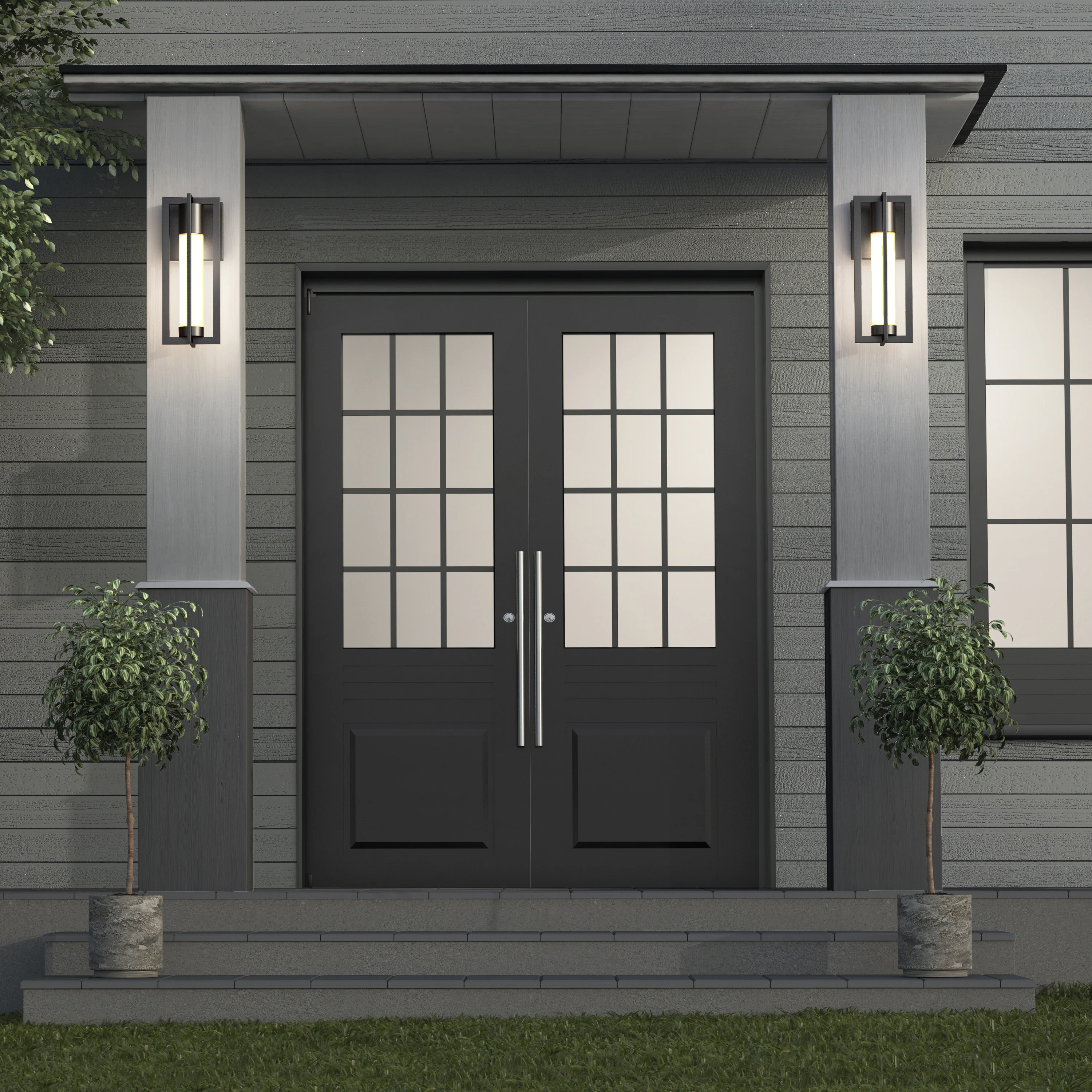 Walt indoor-outdoor LED wall light - Image 2